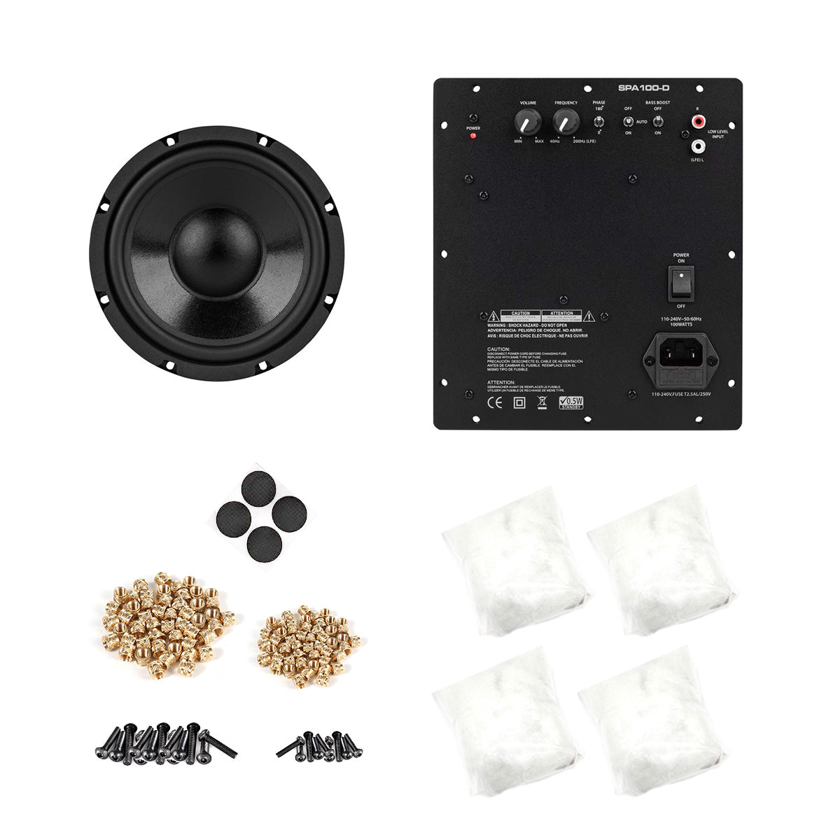 Deposition Sound FDMS8 Powered Subwoofer Print-It-Yourself Kit