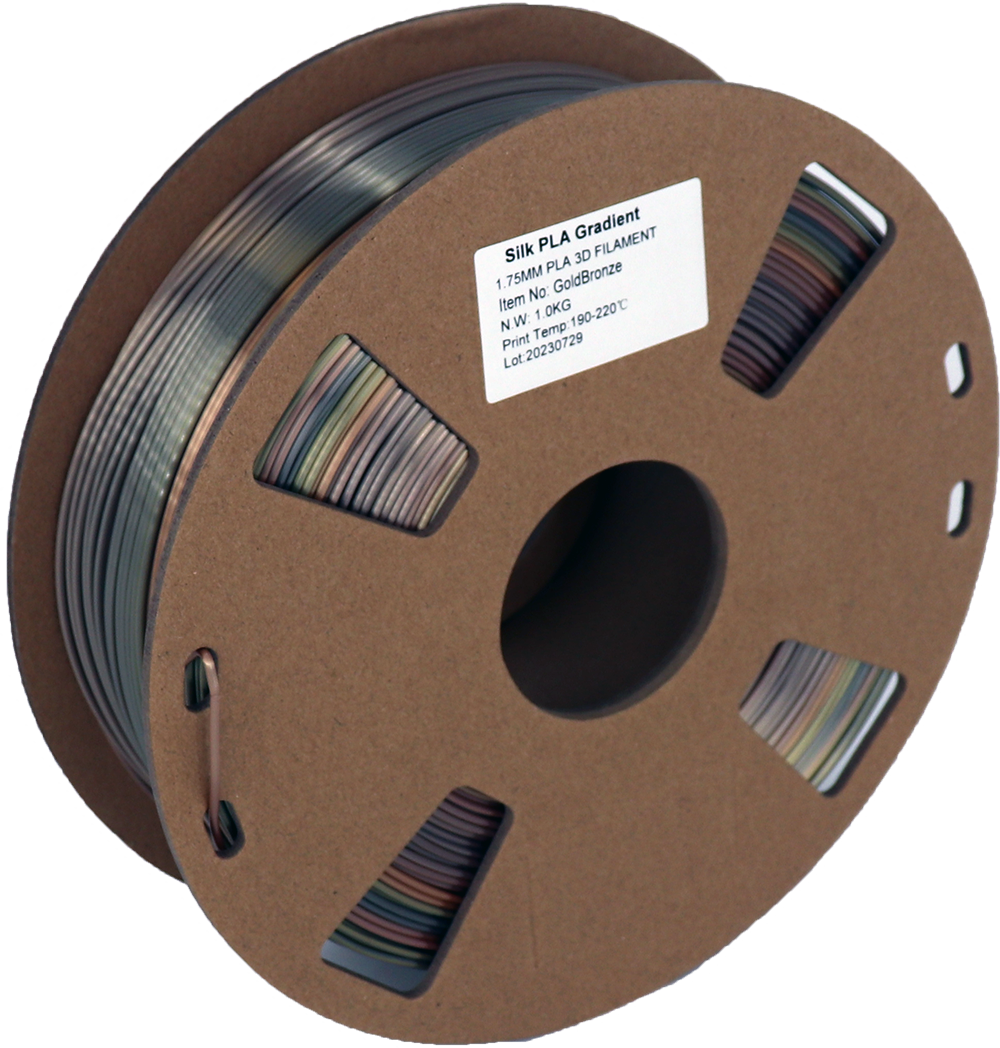 PS Imports PLA 1.75mm x Silk Gradient-Gold-Bronze