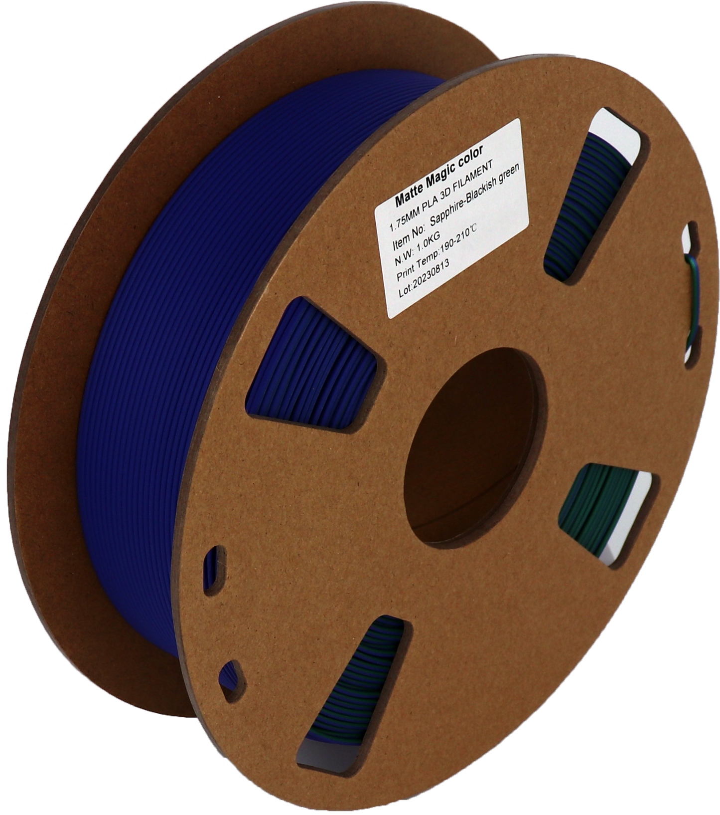 PS Imports PLA 1.75mm x Bicolor Matte Magic-Sapphire-BlackishGreen