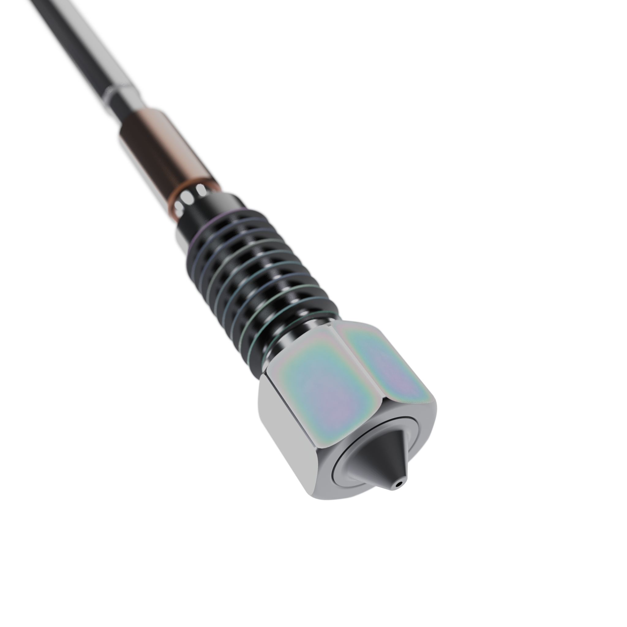 E3D High Flow ObXiDian® 500 Prusa Nextruder Nozzles – Printed Solid