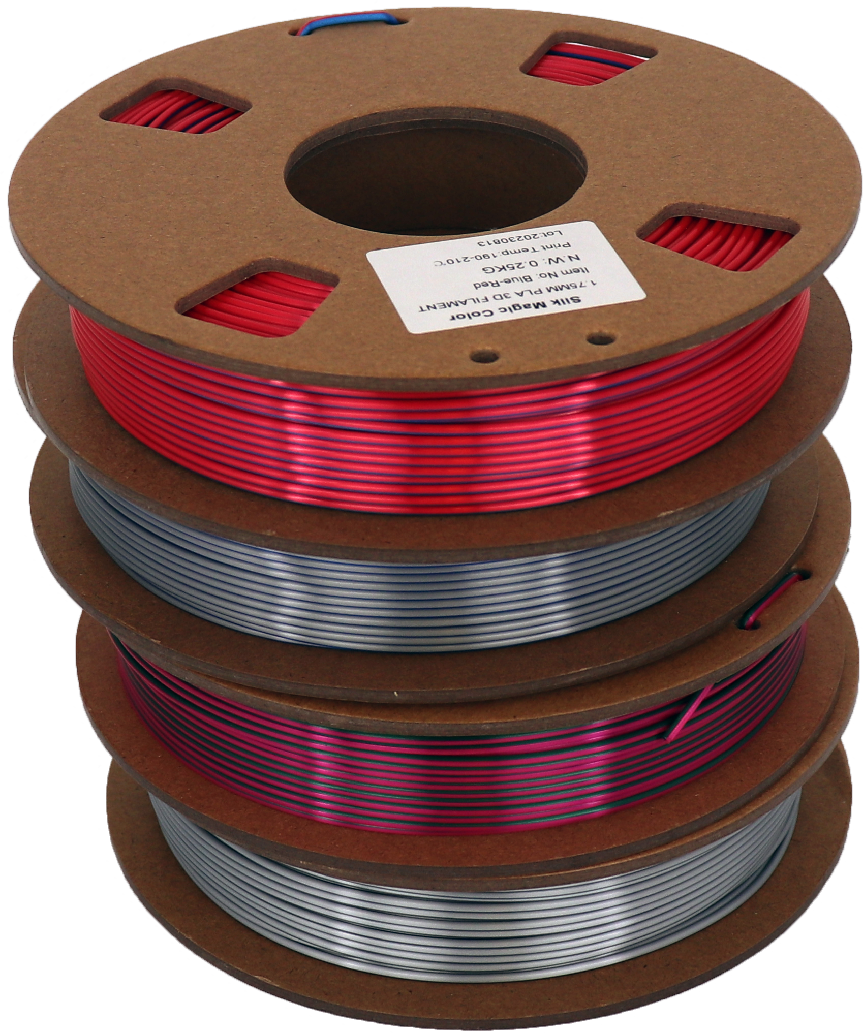 PS Imports PLA 1.75mm x Sample Packs Dual Color EOL