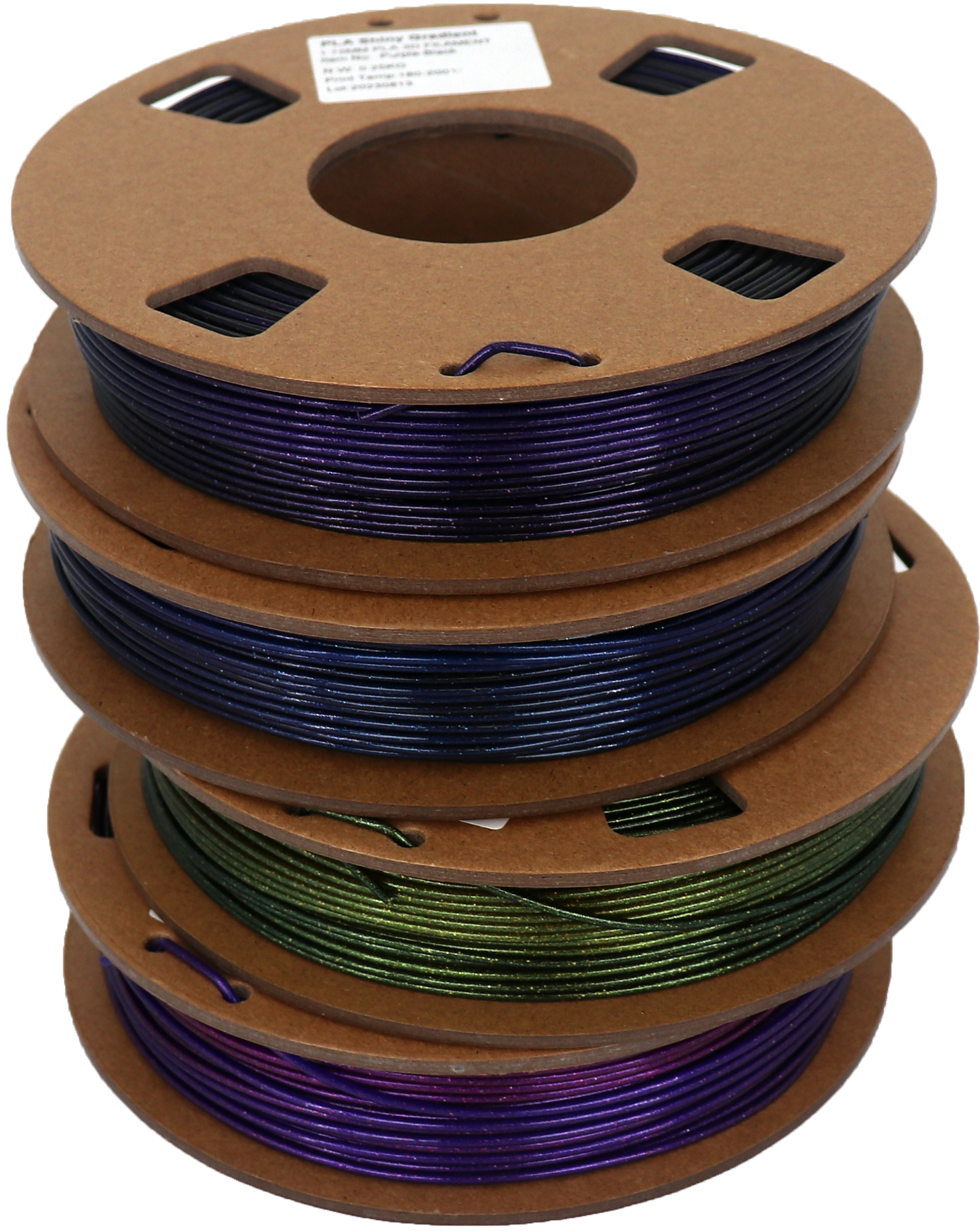 PS Imports PLA 1.75mm x Sample Packs Shiny Gradient