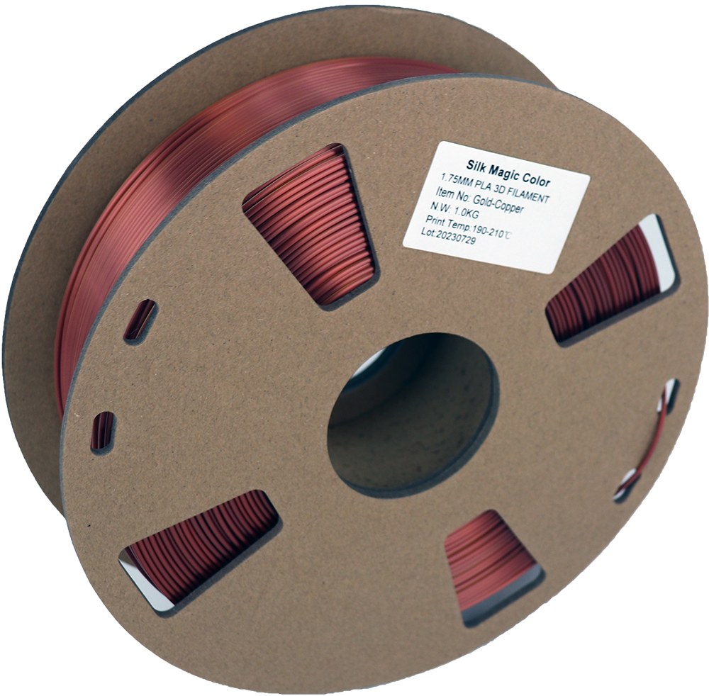 PS Imports PLA 1.75mm x Bicolor Silk Magic-Gold -Copper
