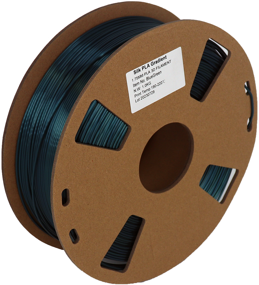 PS Imports PLA 1.75mm x Silk Gradient-Blue-Green