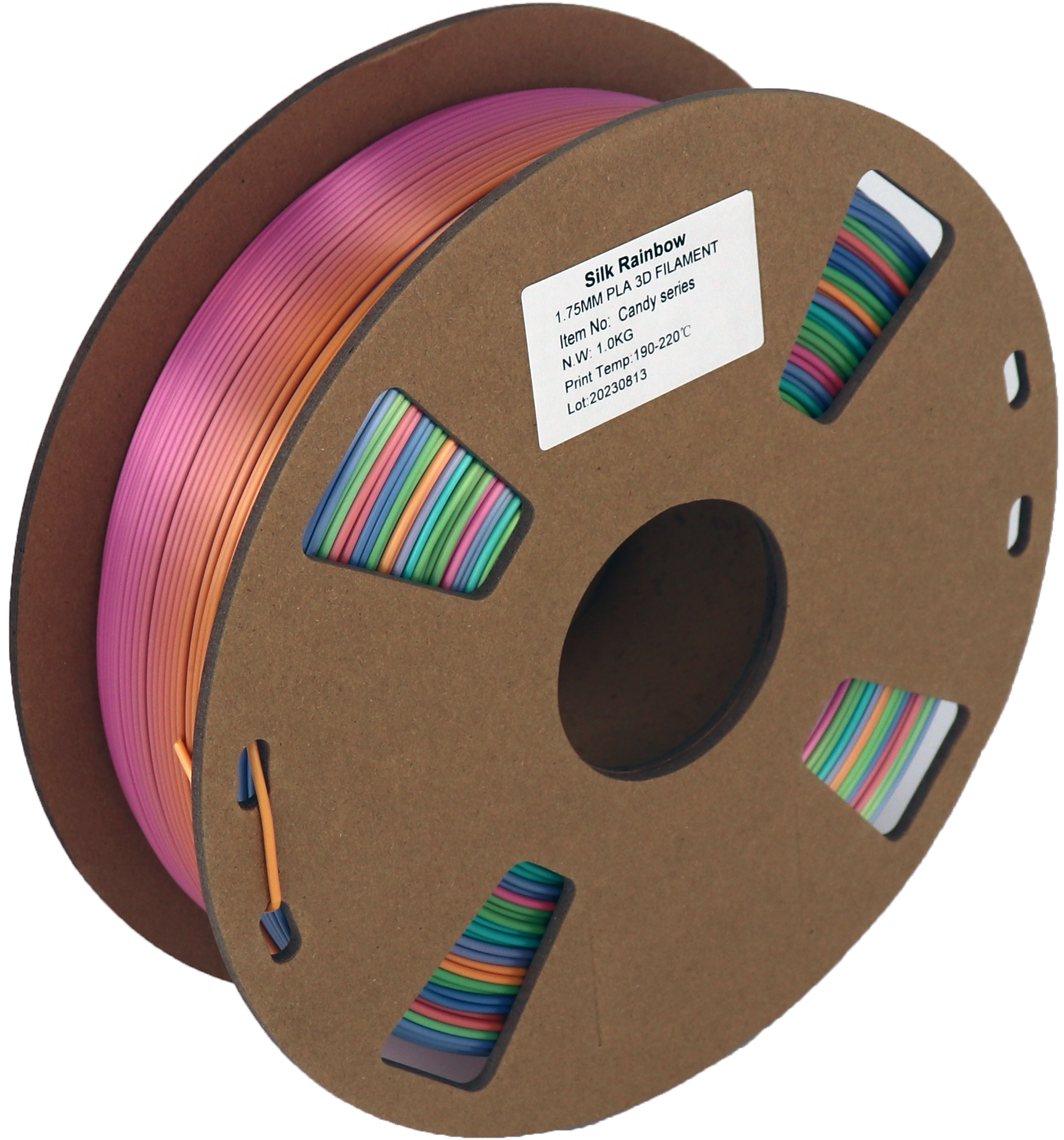 PS Imports PLA 1.75mm x Silk Rainbow Candy Series