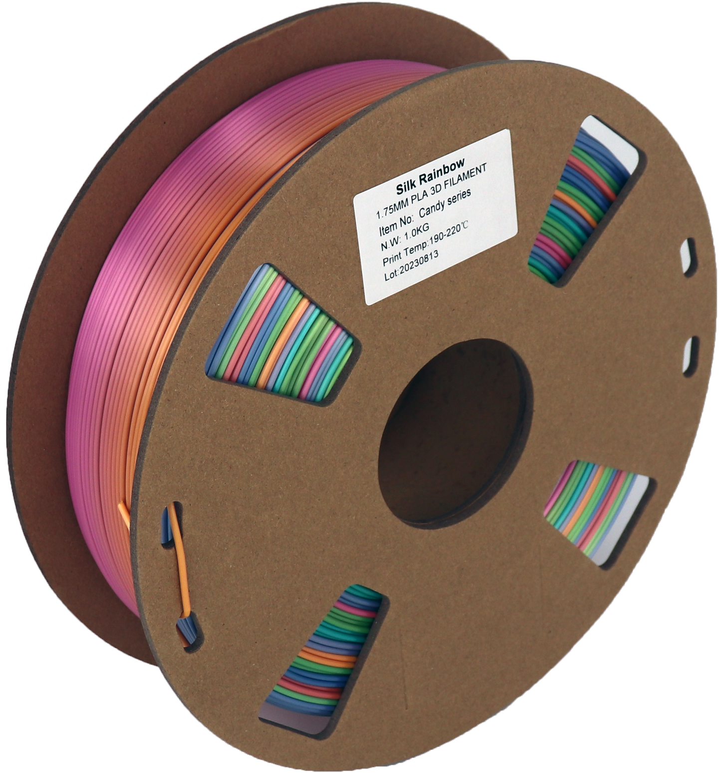 PS Imports PLA 1.75mm x Silk Rainbow Candy Series