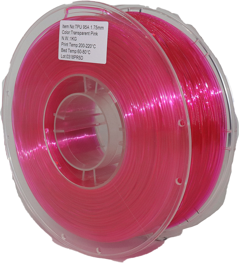 PS Imports TPU 95A Transparent Pink 1.75mm