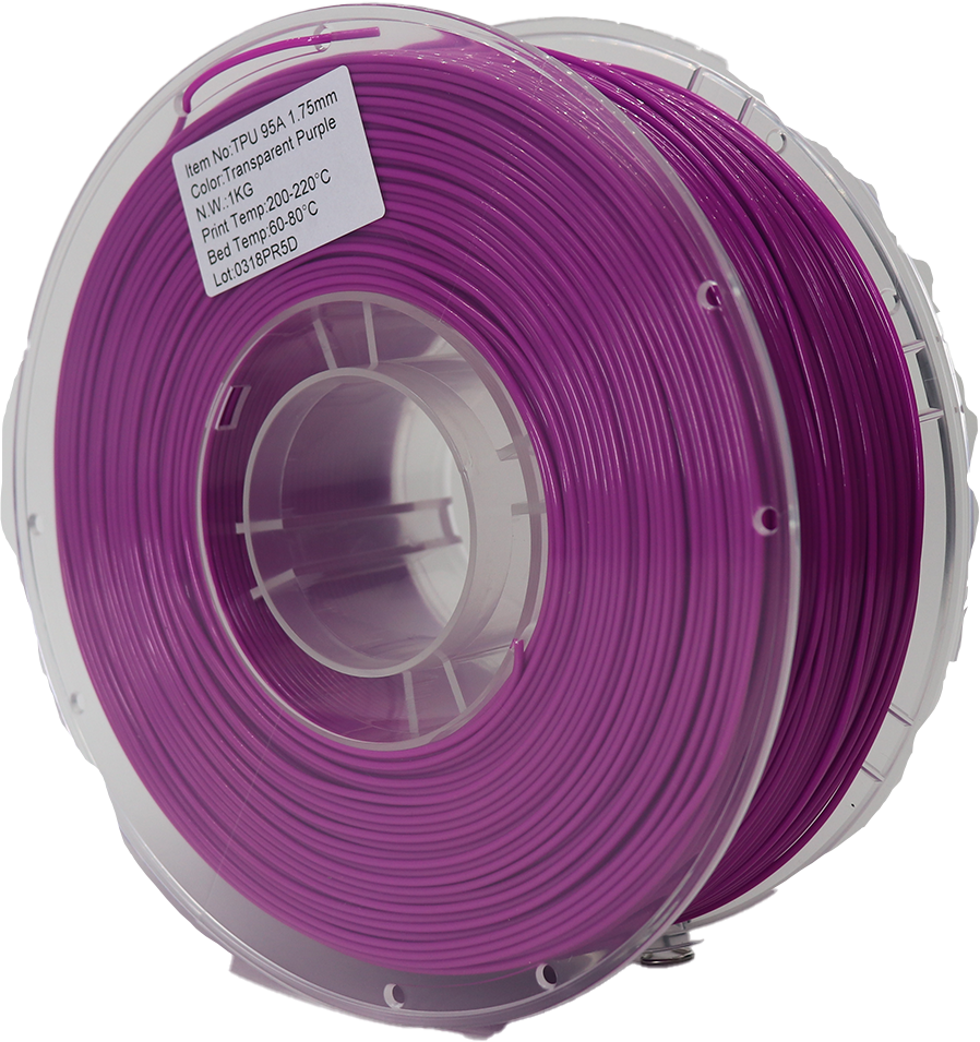 PS Imports TPU 95A Transparent Purple 1.75mm