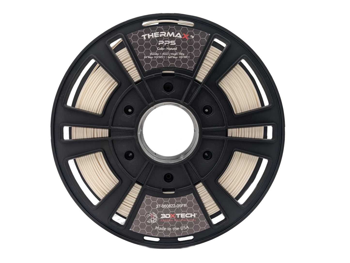3DXTECH ThermaX™ PPS, 1.75mm, 500g, Natural