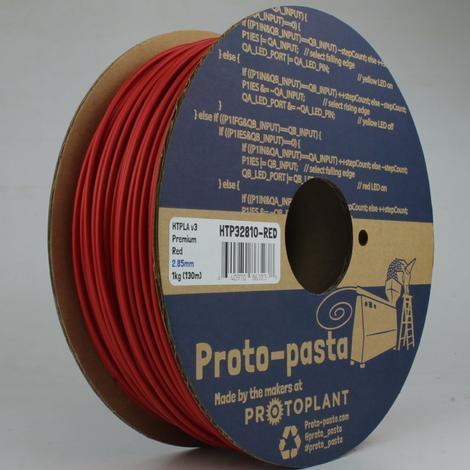 Proto-Pasta Opaque HTPLA 2.85mm X 1KG Red