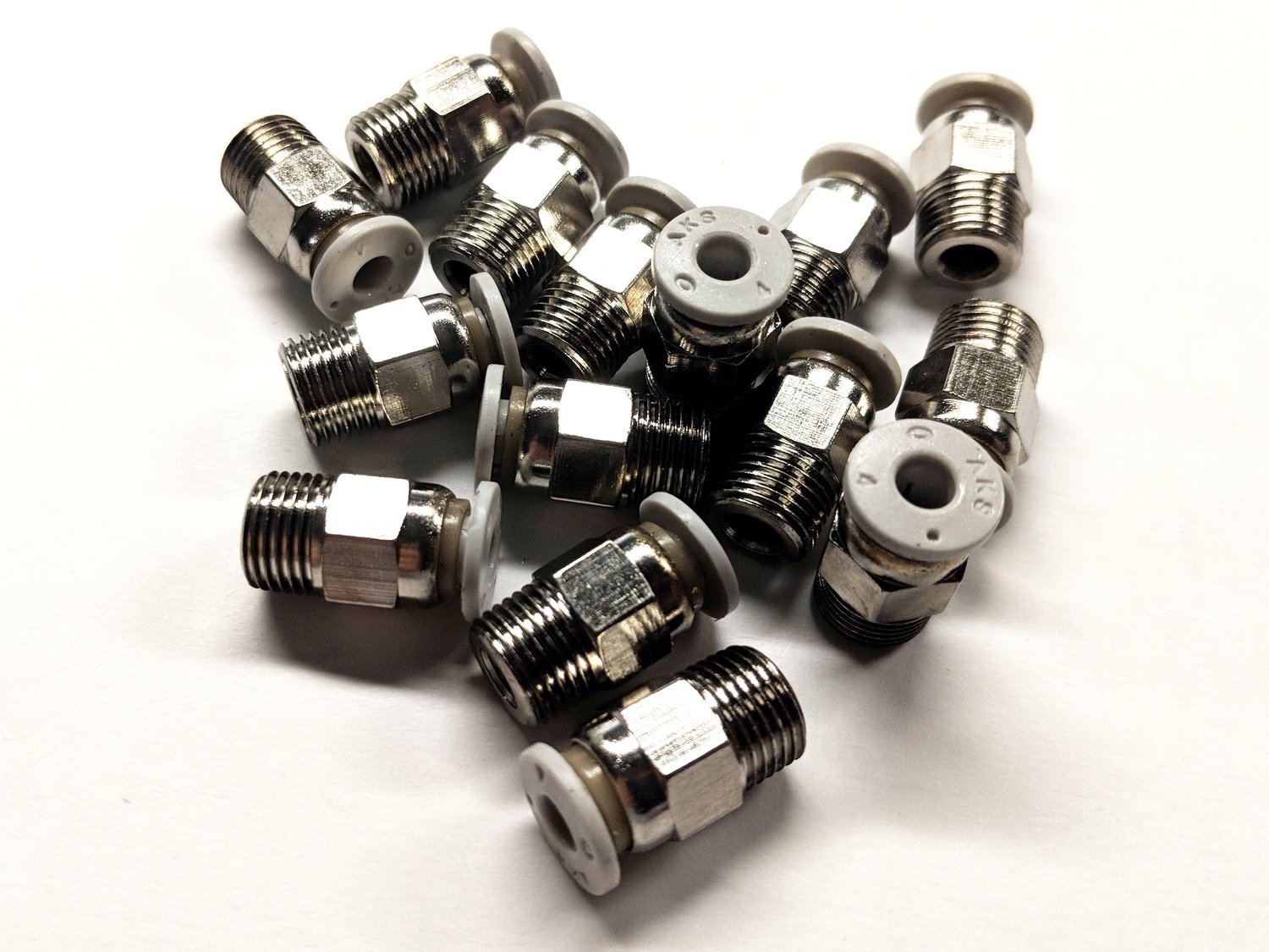 M10/M10 NPT Bowden Push Tube Connector (PTC)