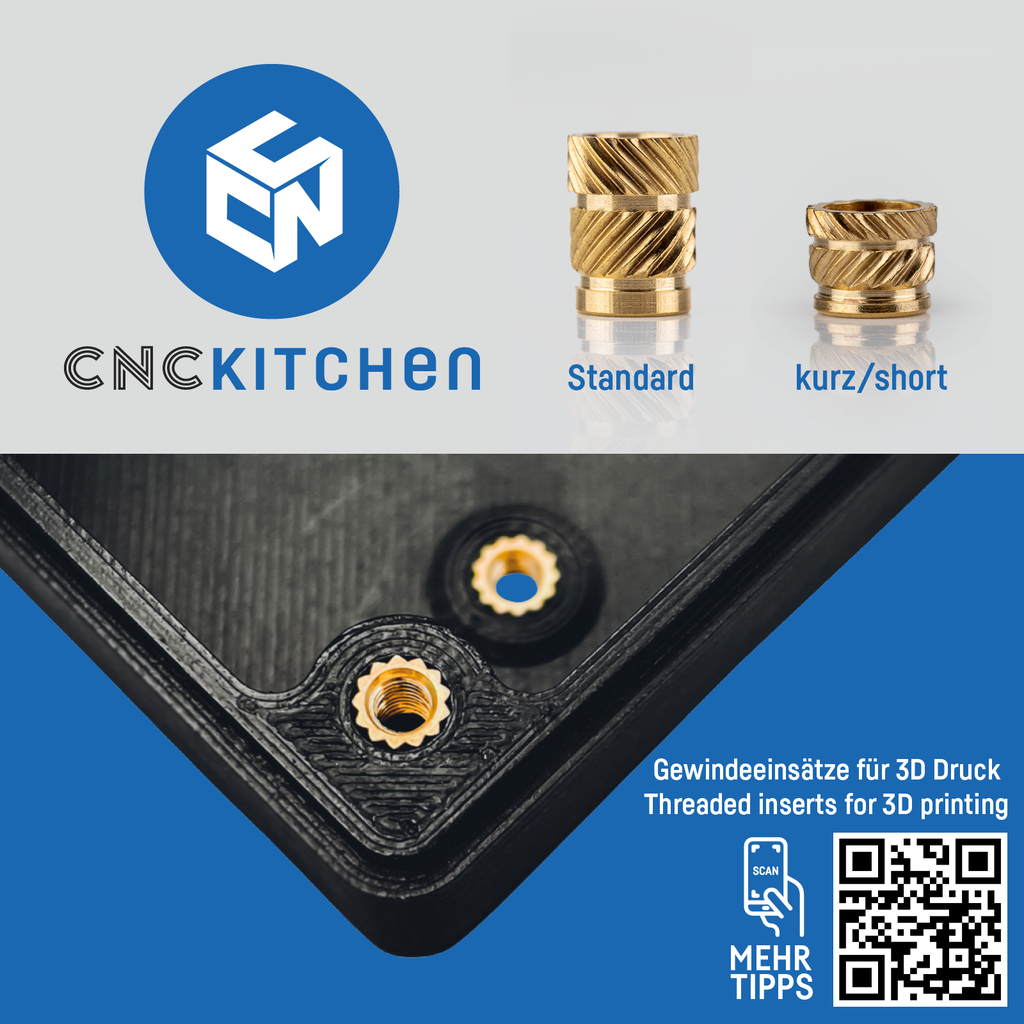 CNC Kitchen Threaded Insert