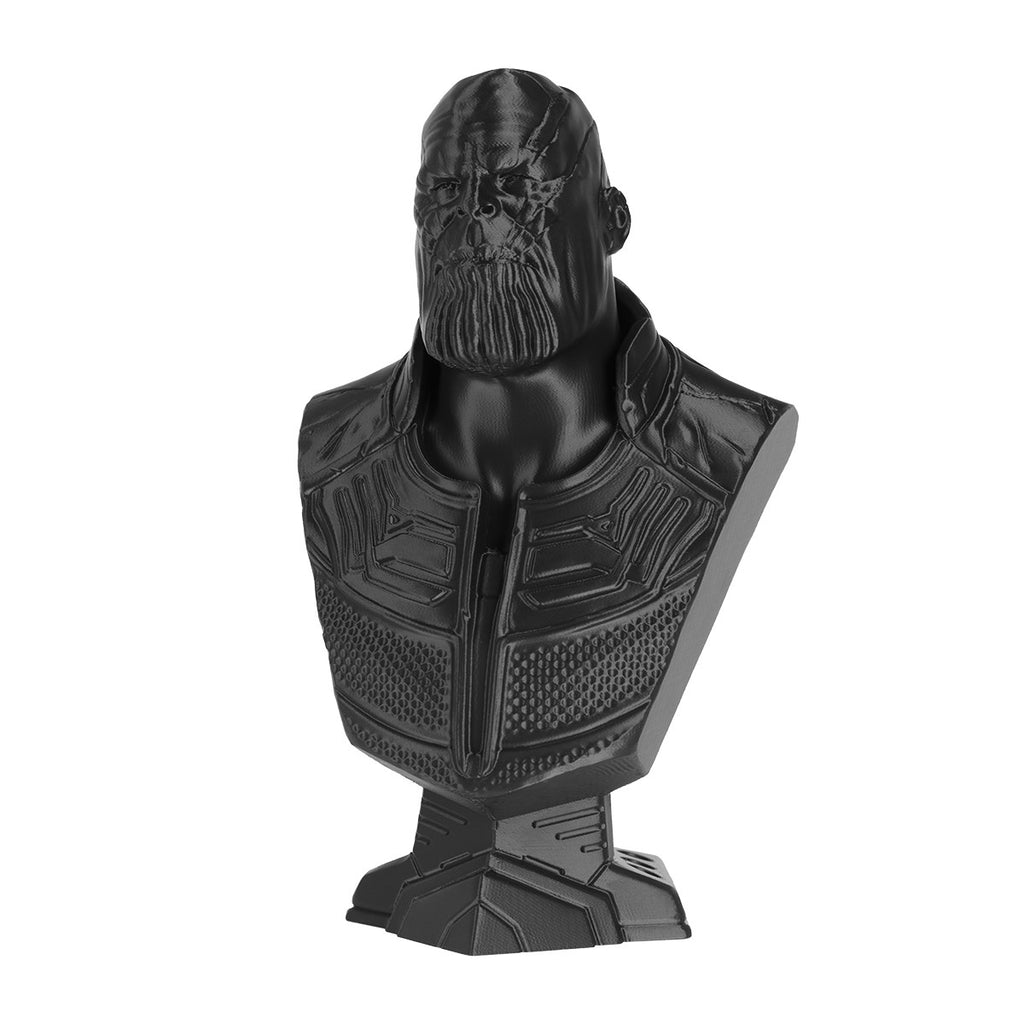 High-detail black bust printed on the CORE One+