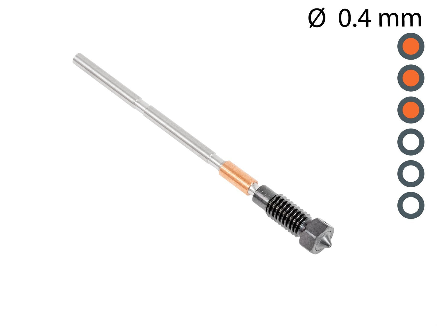 Original Prusa E3D Prusa Nozzle: High Flow ObXidian™
