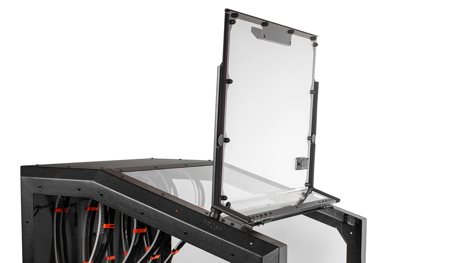 Top view of the XL Enclosure lid and frame