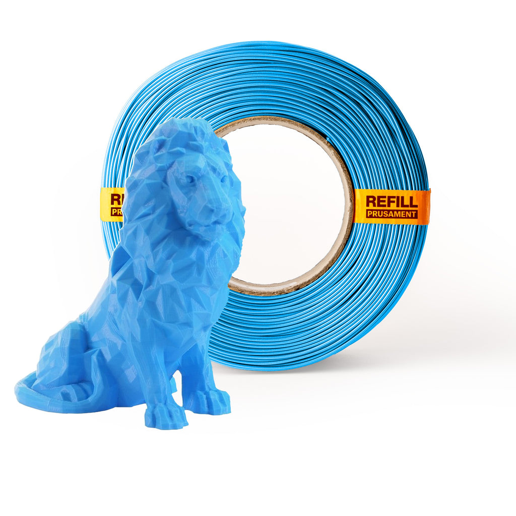 Prusament PLA Azure Blue 1kg Refill - Made in USA