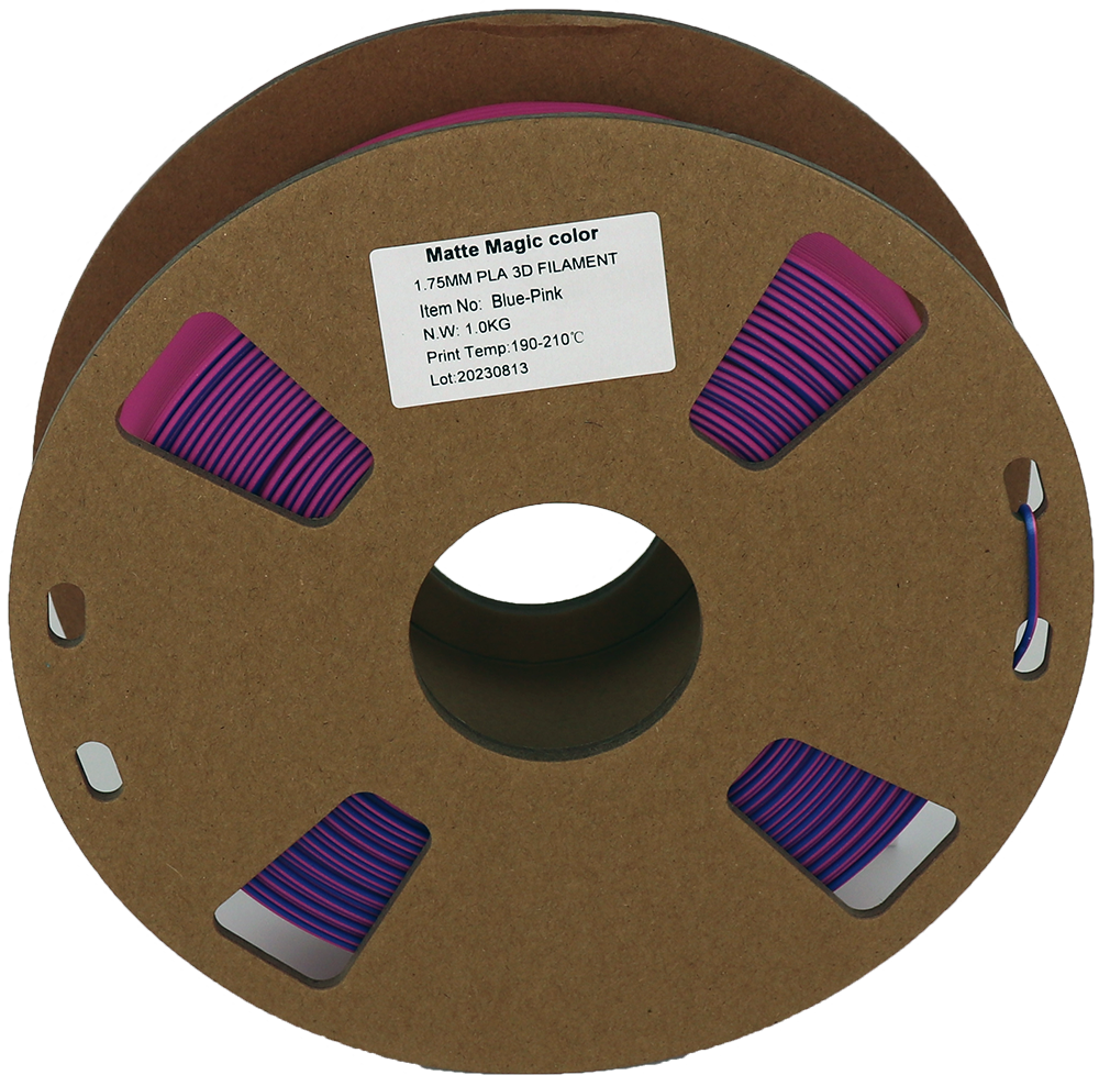 PS Imports PLA 1.75mm x Bicolor Matte Magic-Blue-Pink EOL