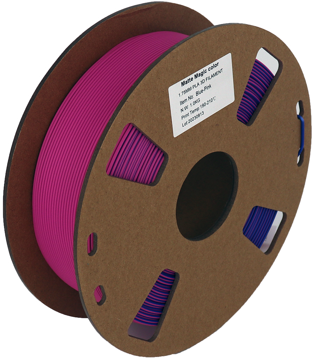PS Imports PLA 1.75mm x Bicolor Matte Magic-Blue-Pink EOL