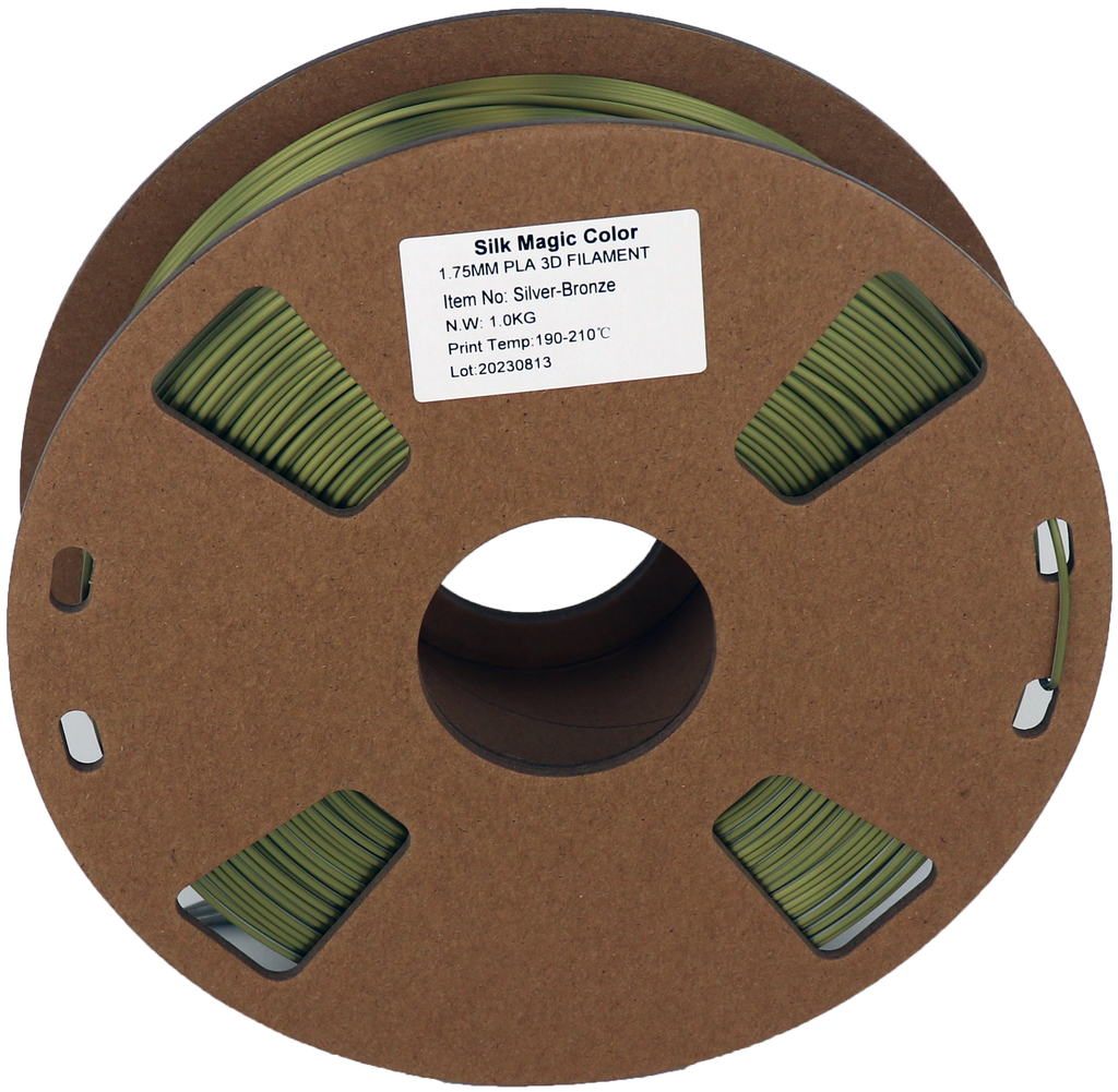 PS Imports PLA 1.75mm x Bicolor Silk Magic-Silver-Bronze EOL