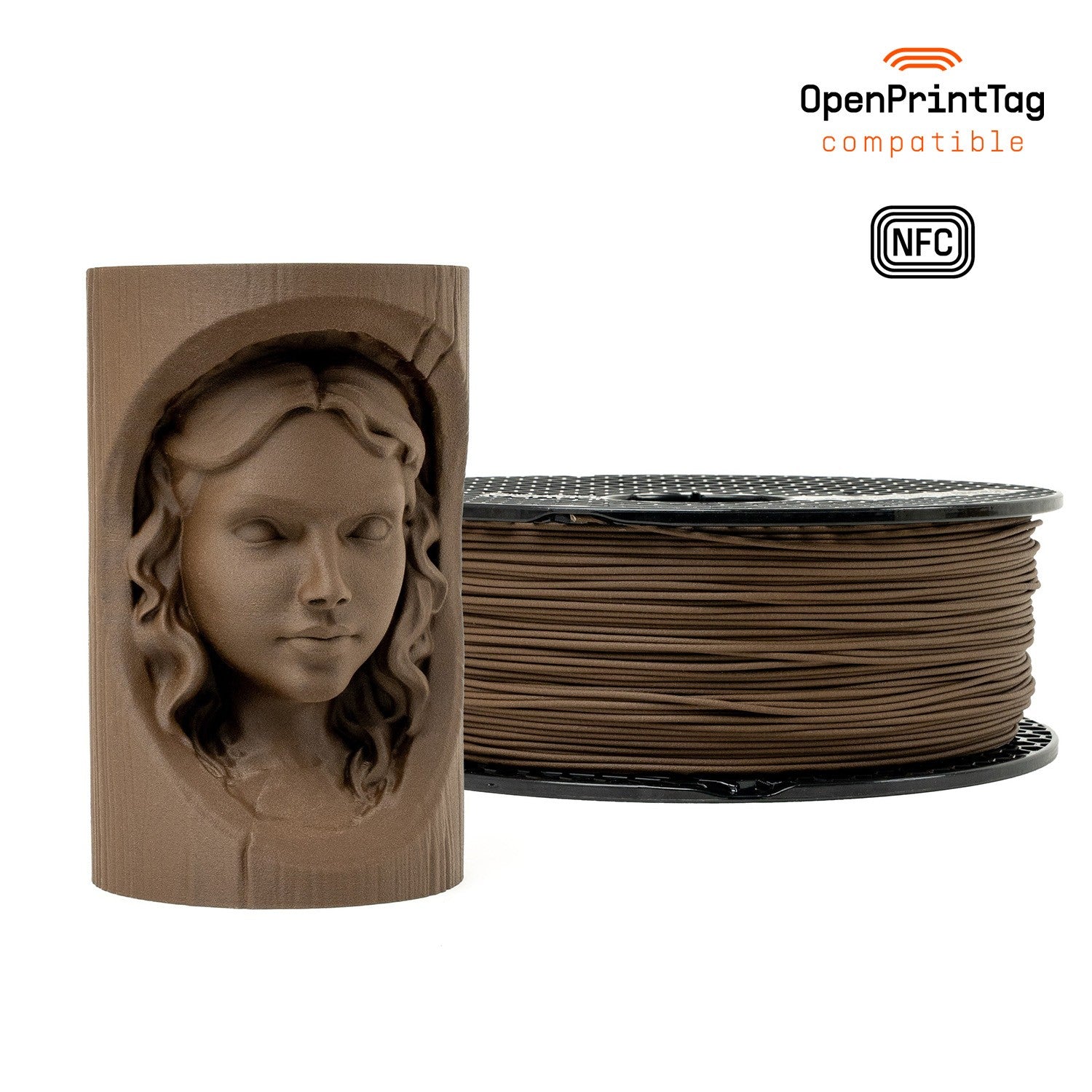 Prusament Woodfill Chocolate Brown 1kg (NFC)