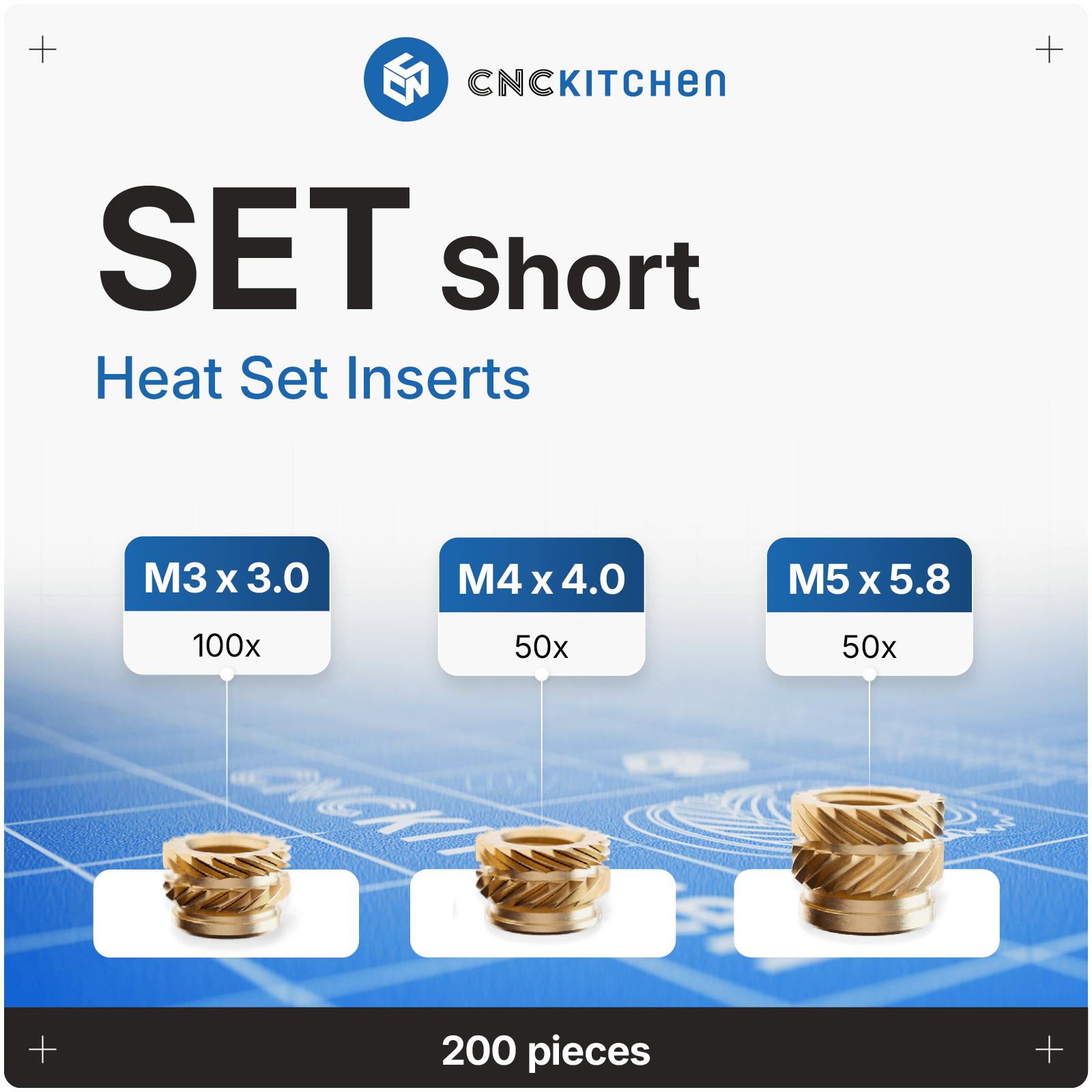 CNC Kitchen Threaded Insert