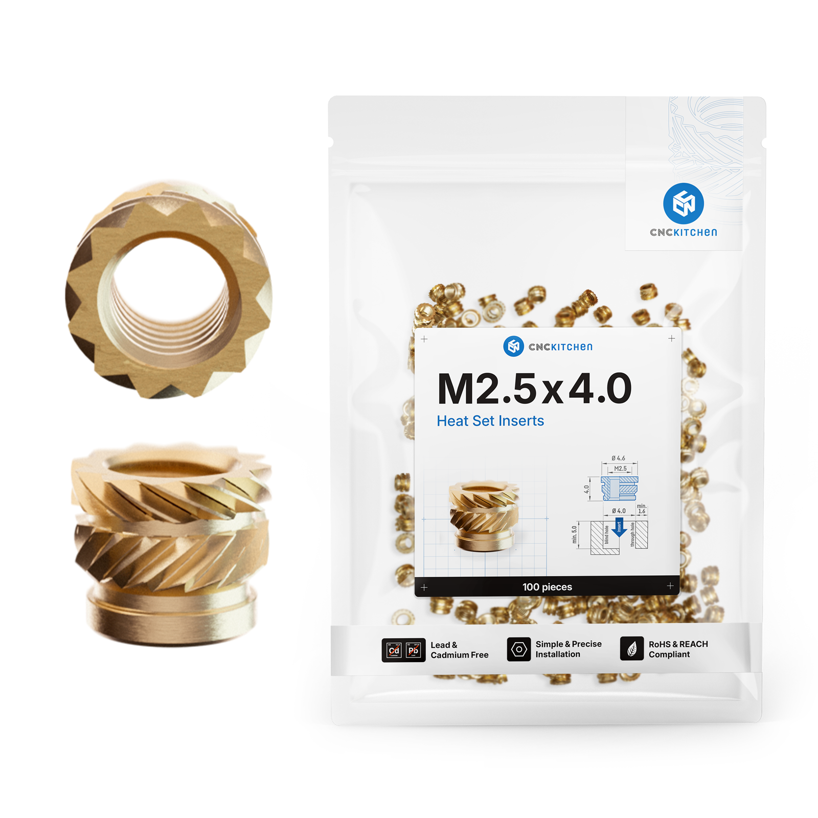 CNC Kitchen Threaded Insert