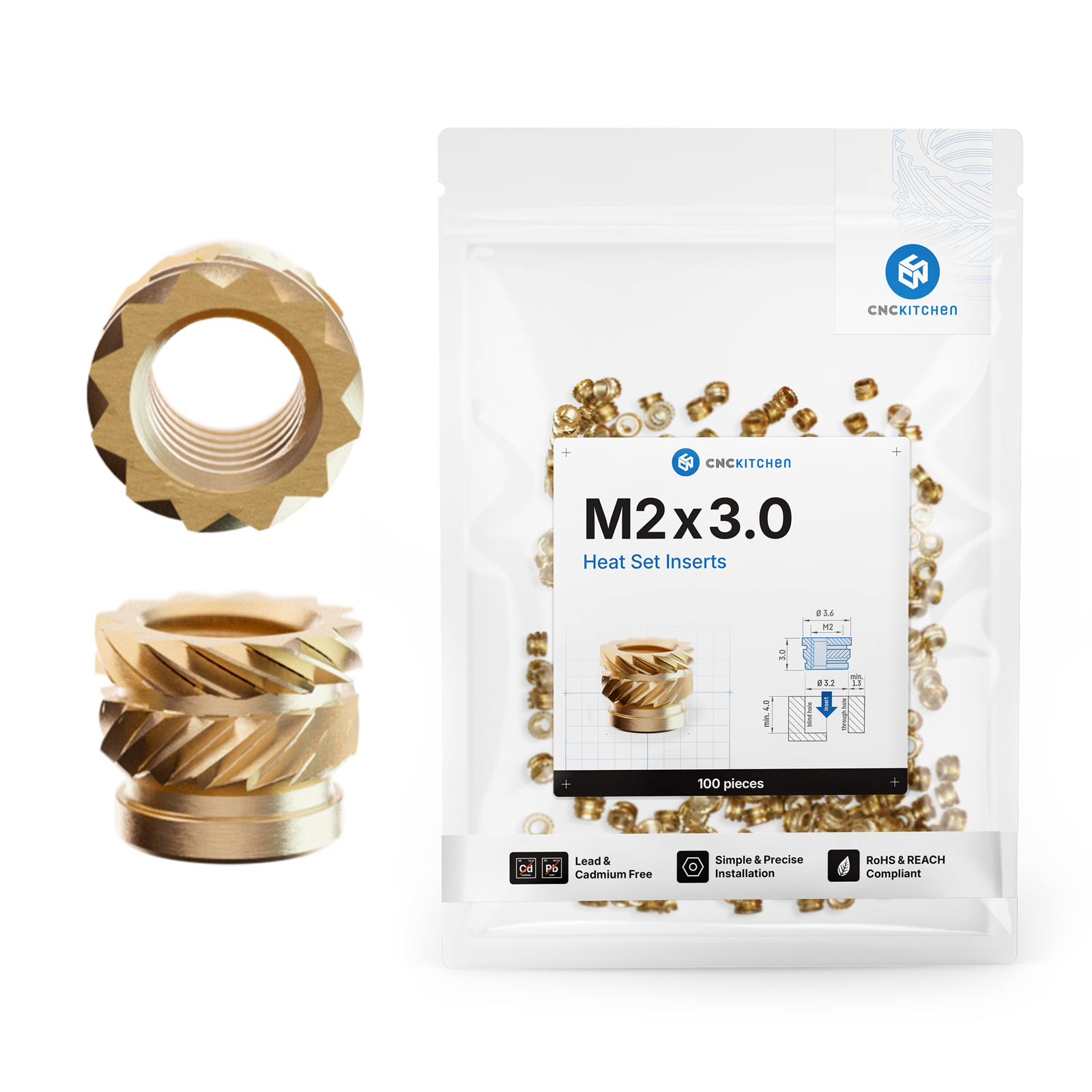 CNC Kitchen Threaded Insert