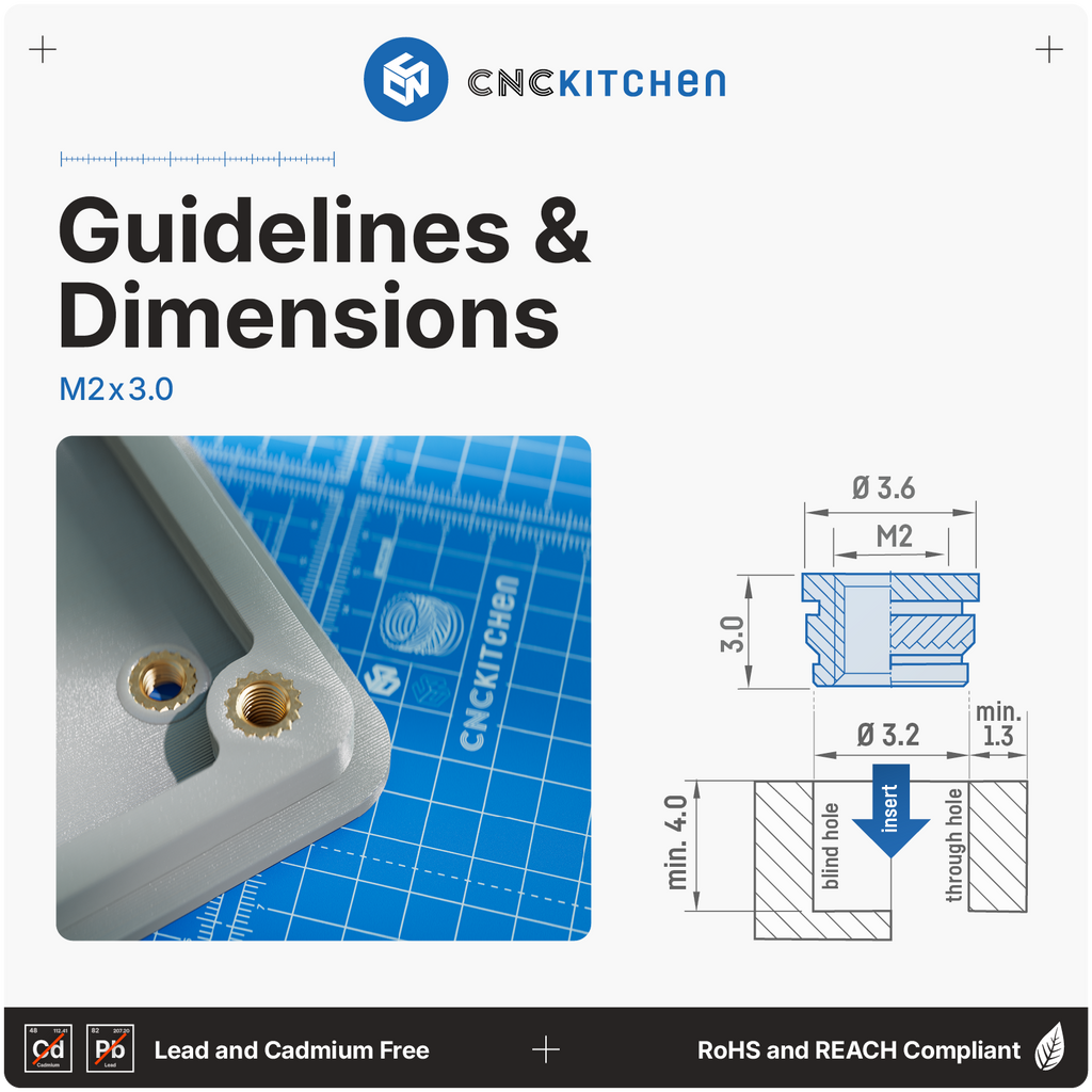 CNC Kitchen Threaded Insert