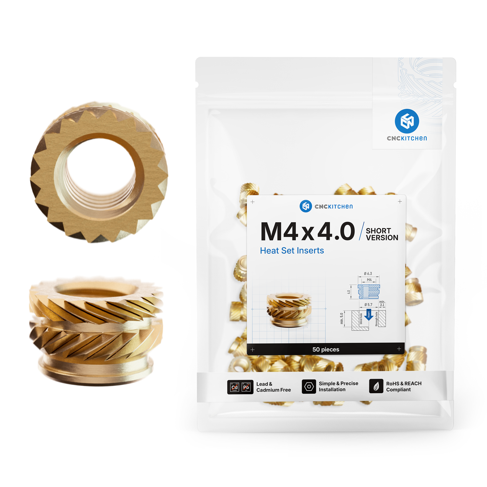 CNC Kitchen Threaded Insert