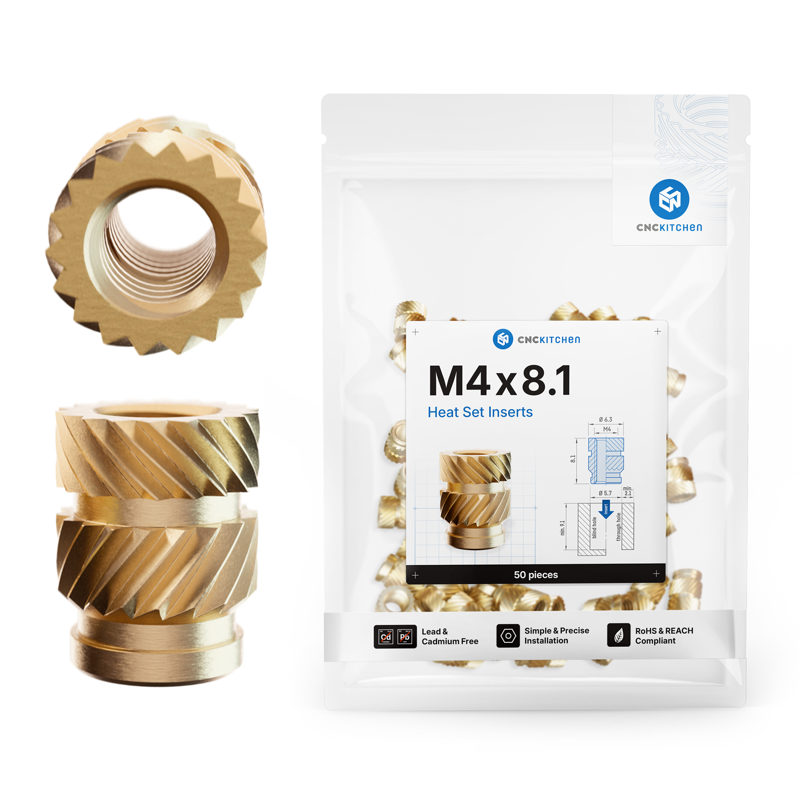 CNC Kitchen Threaded Insert