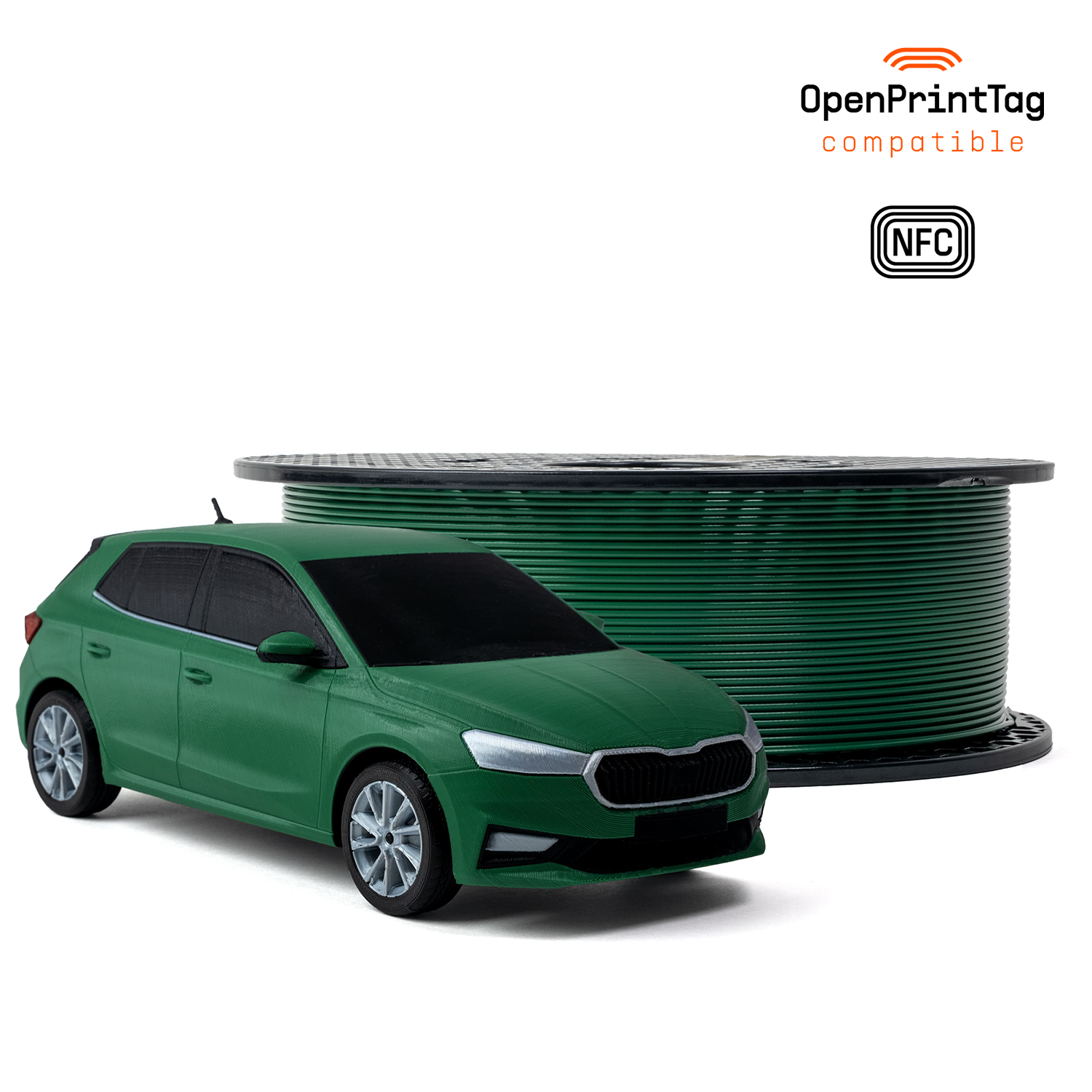 Prusament PLA Emerald Green 1kg (NFC)