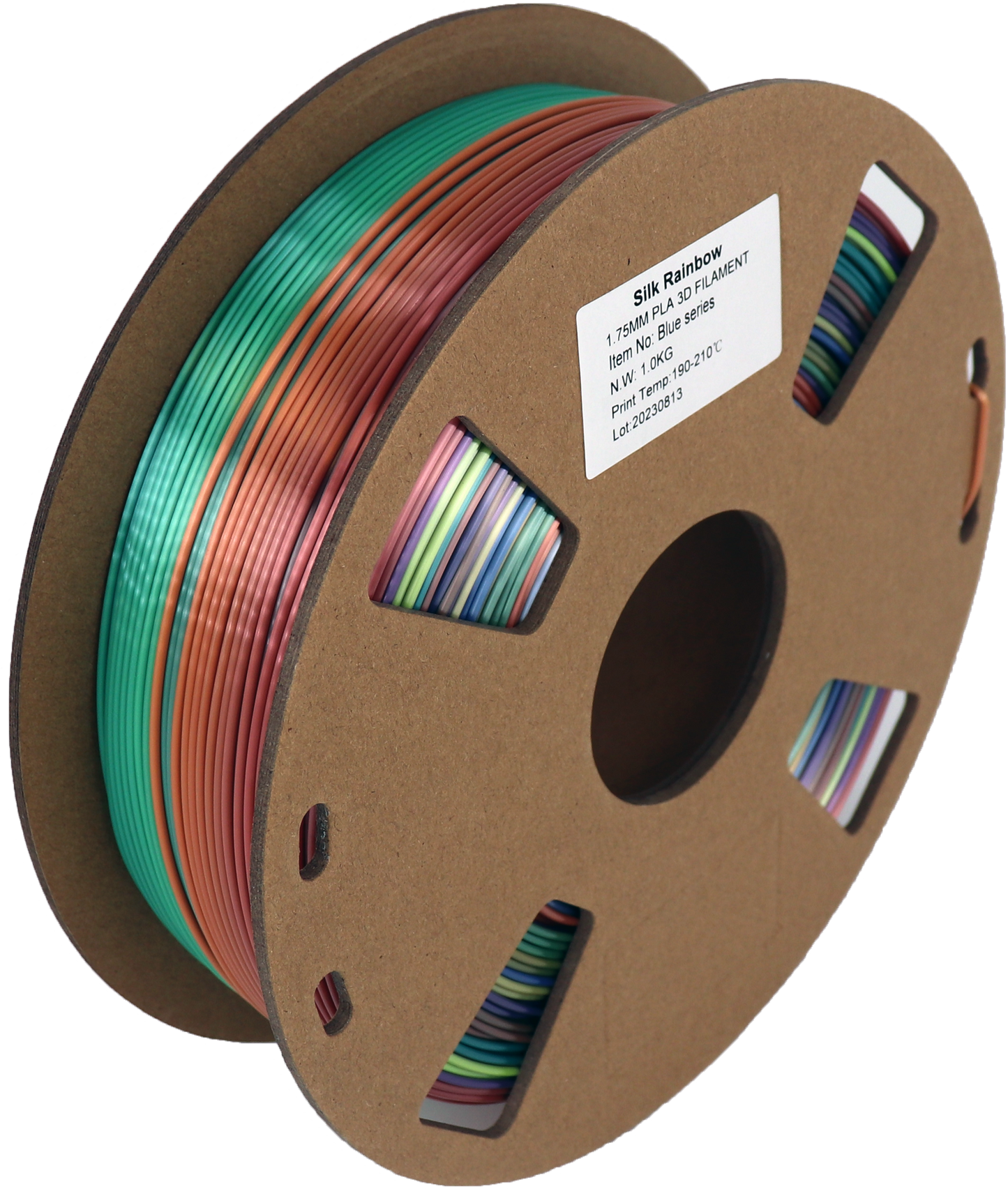 PS Imports PLA 1.75mm x Rainbow Silk Rainbow-B
