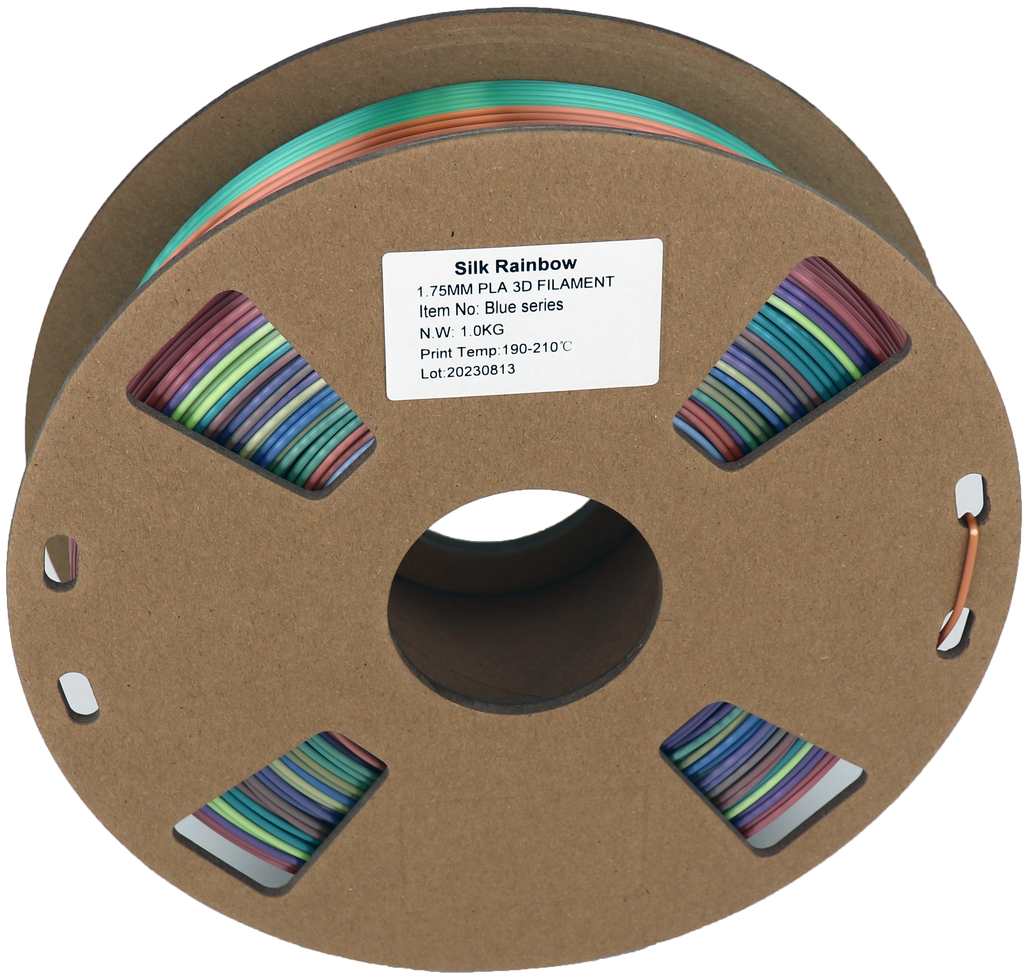 PS Imports PLA 1.75mm x Rainbow Silk Rainbow-Blue Series EOL