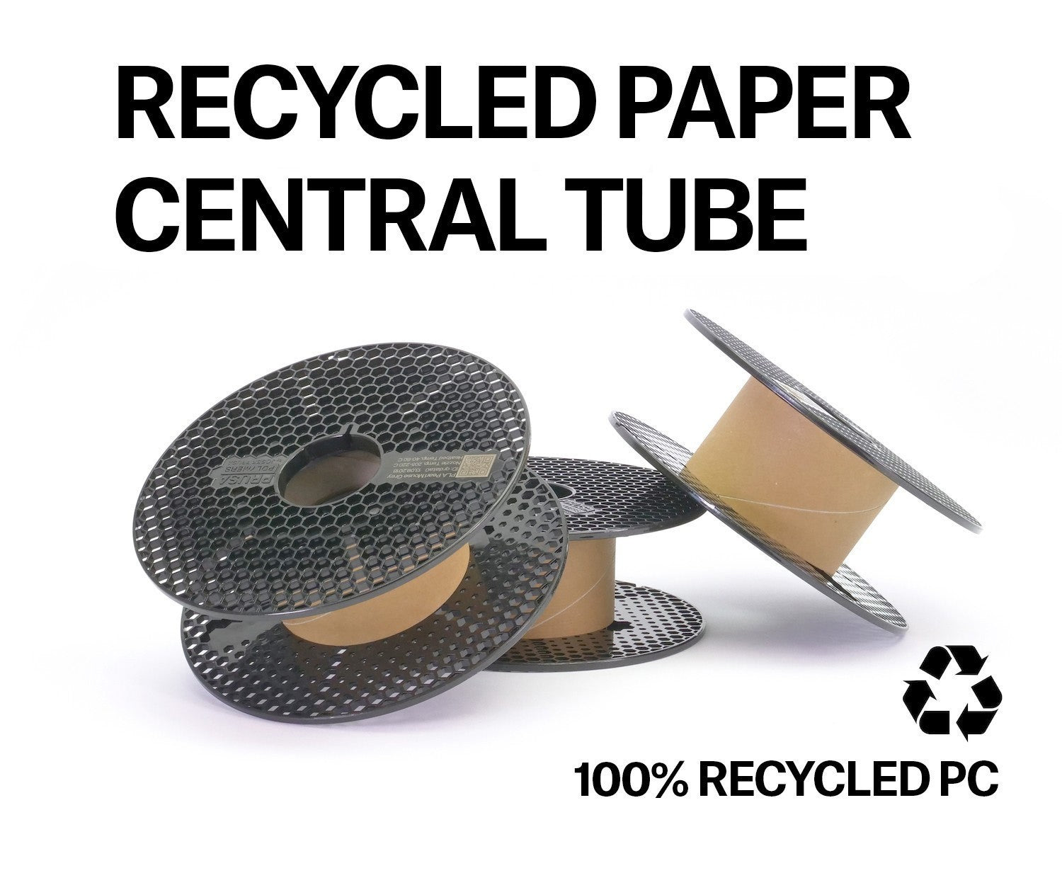 Prusament PETG 1.75mm Recycled Black 2kg