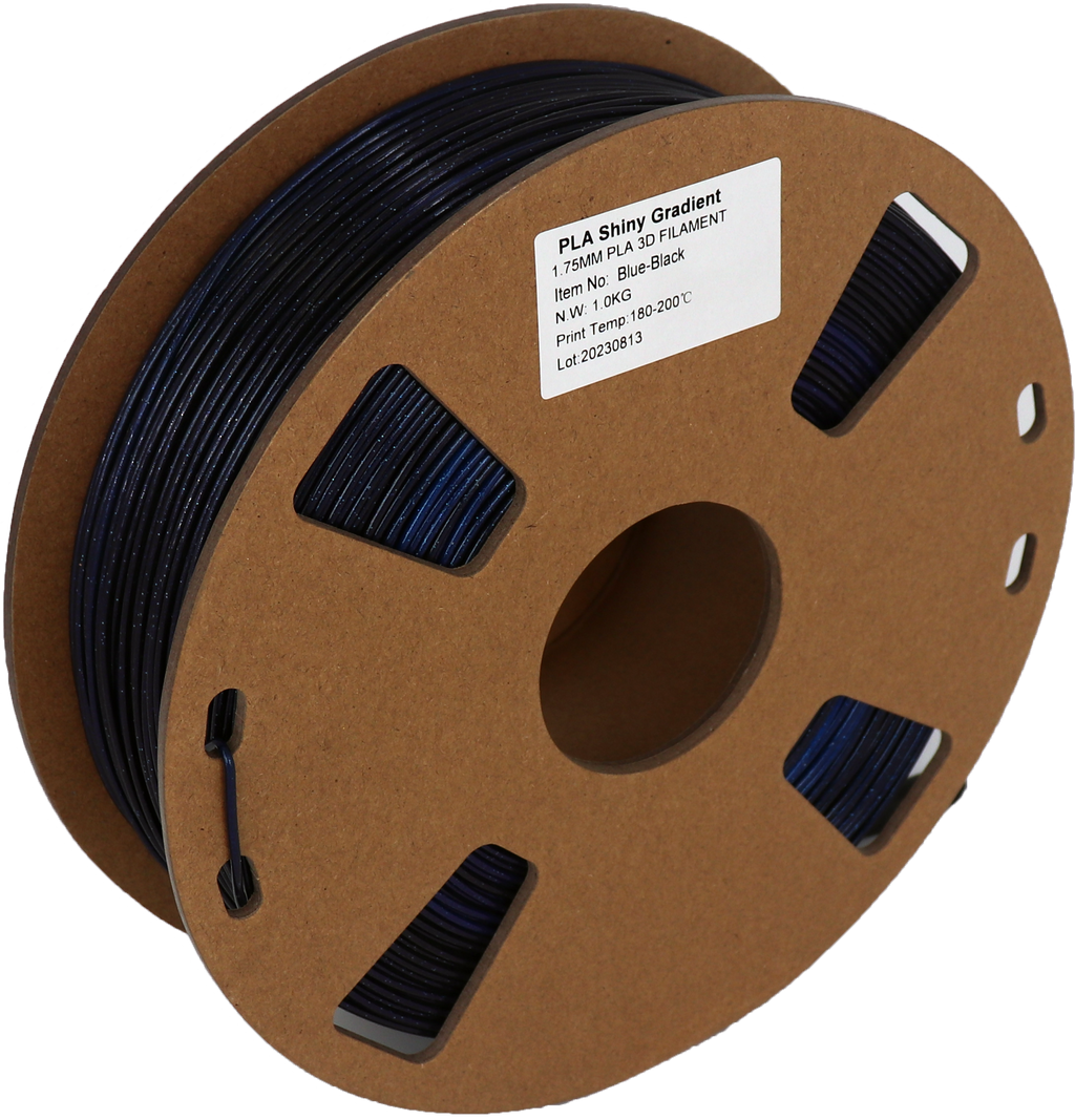 PS Imports PLA 1.75mm x Shiny Gradient-Blue-Black EOL