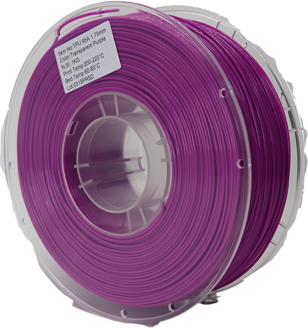 PS Imports TPU 95A Transparent Purple 1.75mm