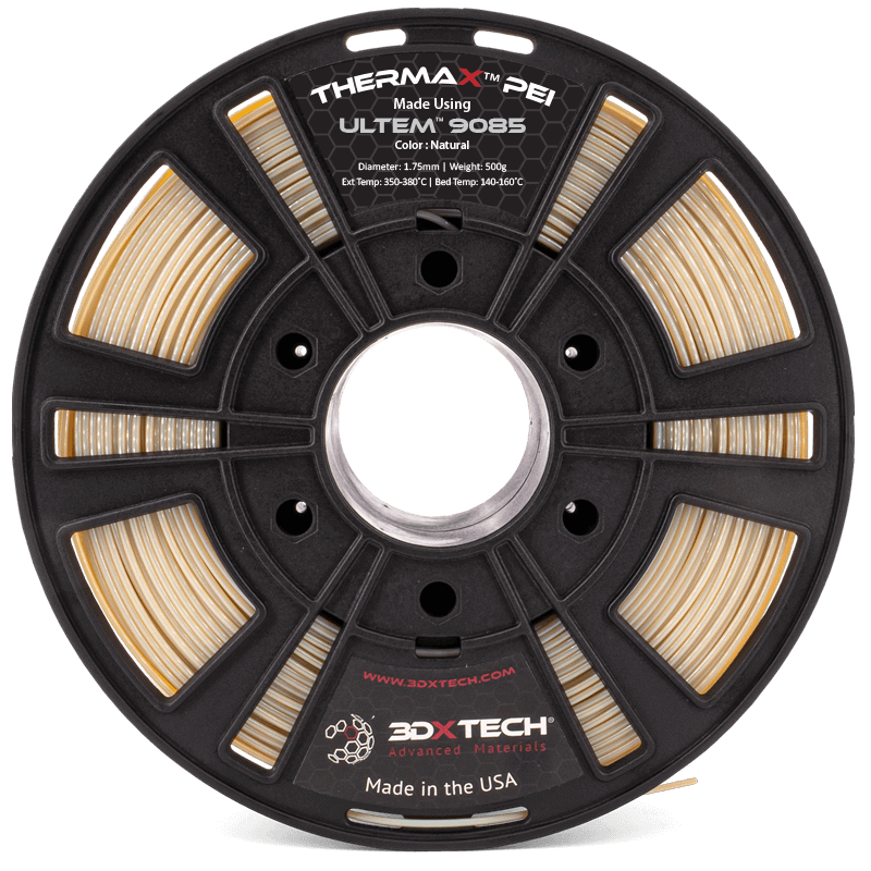 3DXTECH ThermaX™ PEI 9085, 1.75mm, 500g., Natural
