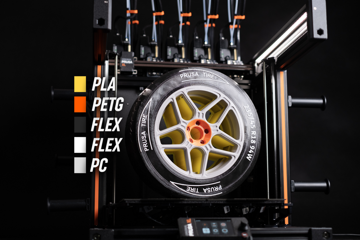 Prusa Upgrade Graph Original Prusa XL Dual-Head to Five-Head Upgrade – Printed Solid