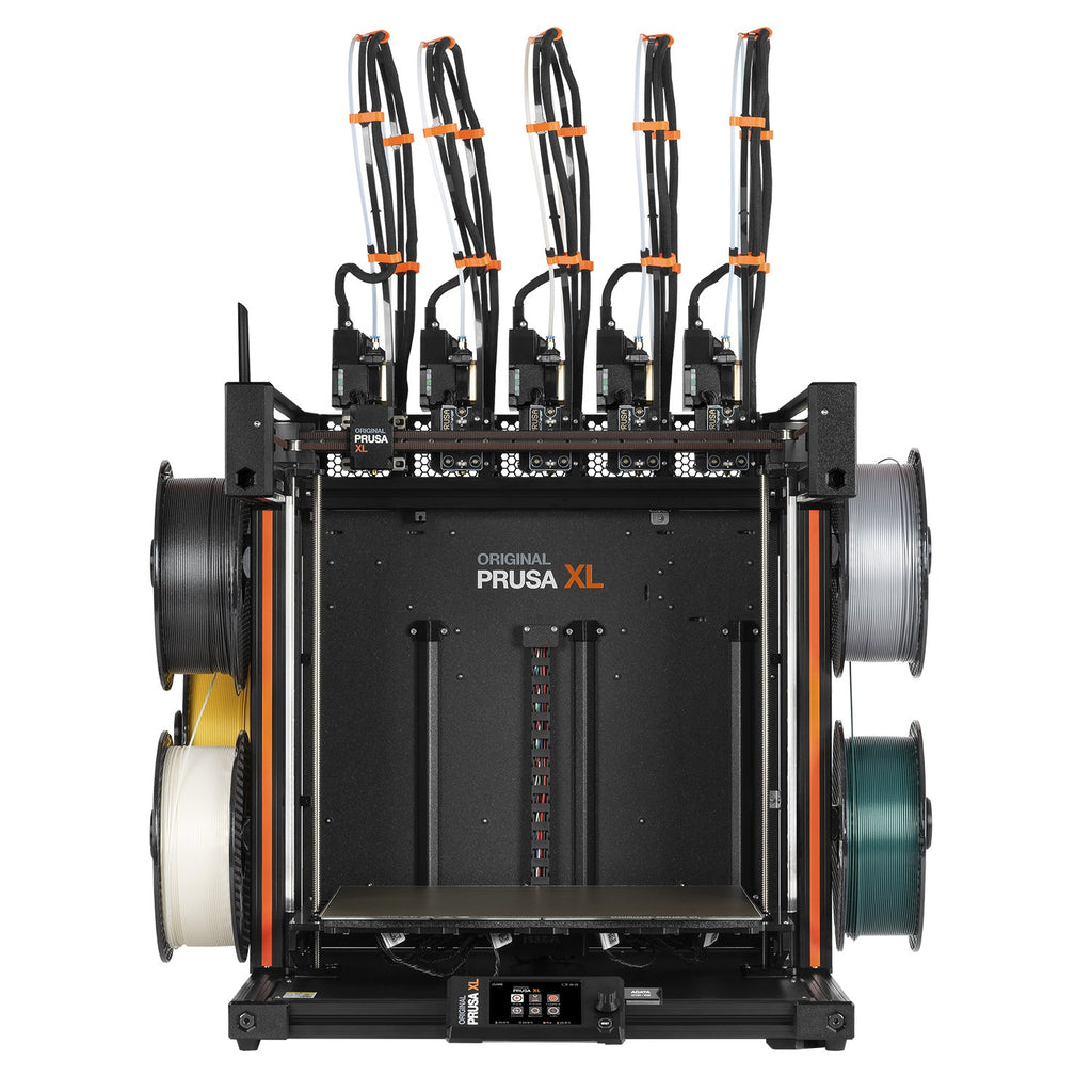 Prusa XL+ five-toolhead multi-material printing