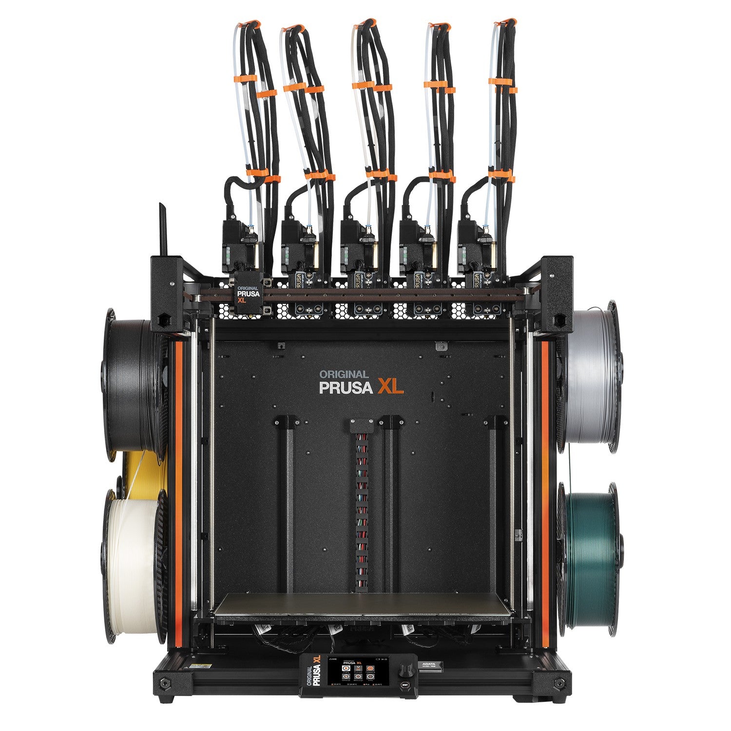 Prusa XL+ five-toolhead multi-material printing