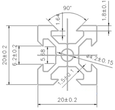 V-Rail Extrusion 2020 and 2040 (EOL)