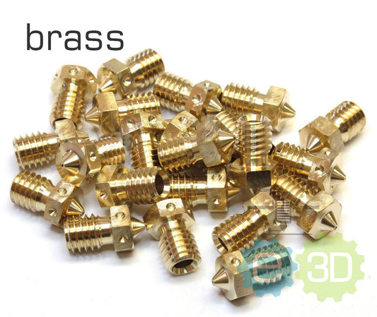 1.75mm E3D V6 Brass nozzle replacement