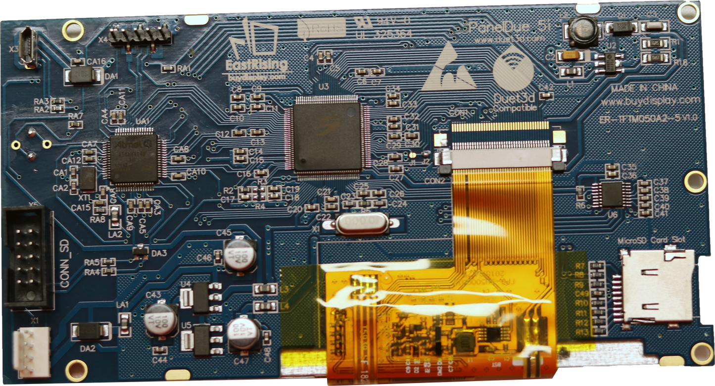 Duet PanelDue 5i or 7i Integrated