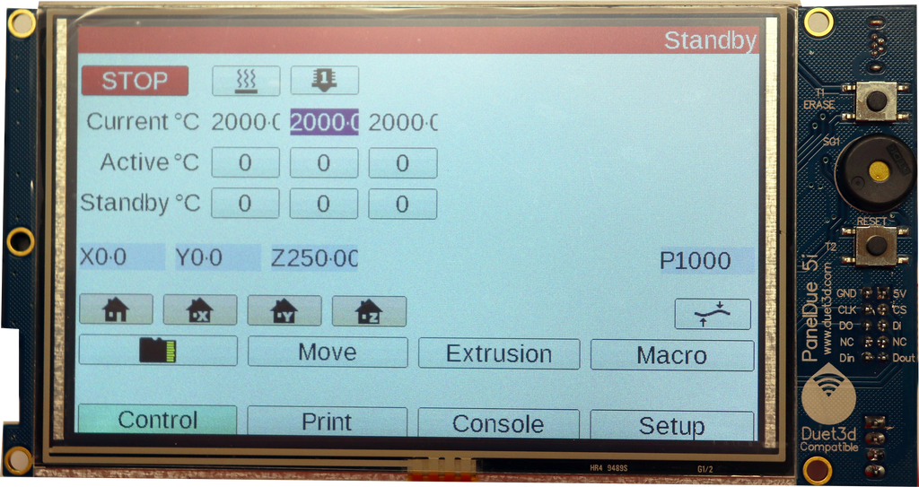 Duet PanelDue 5i or 7i Integrated (EOL)