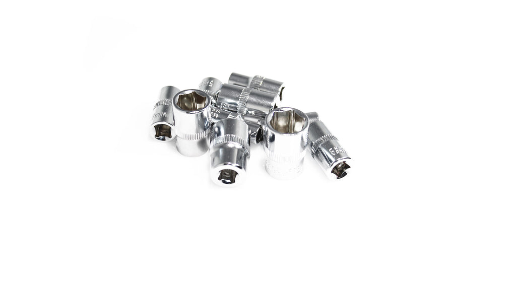 10 piece 1/4 socket set