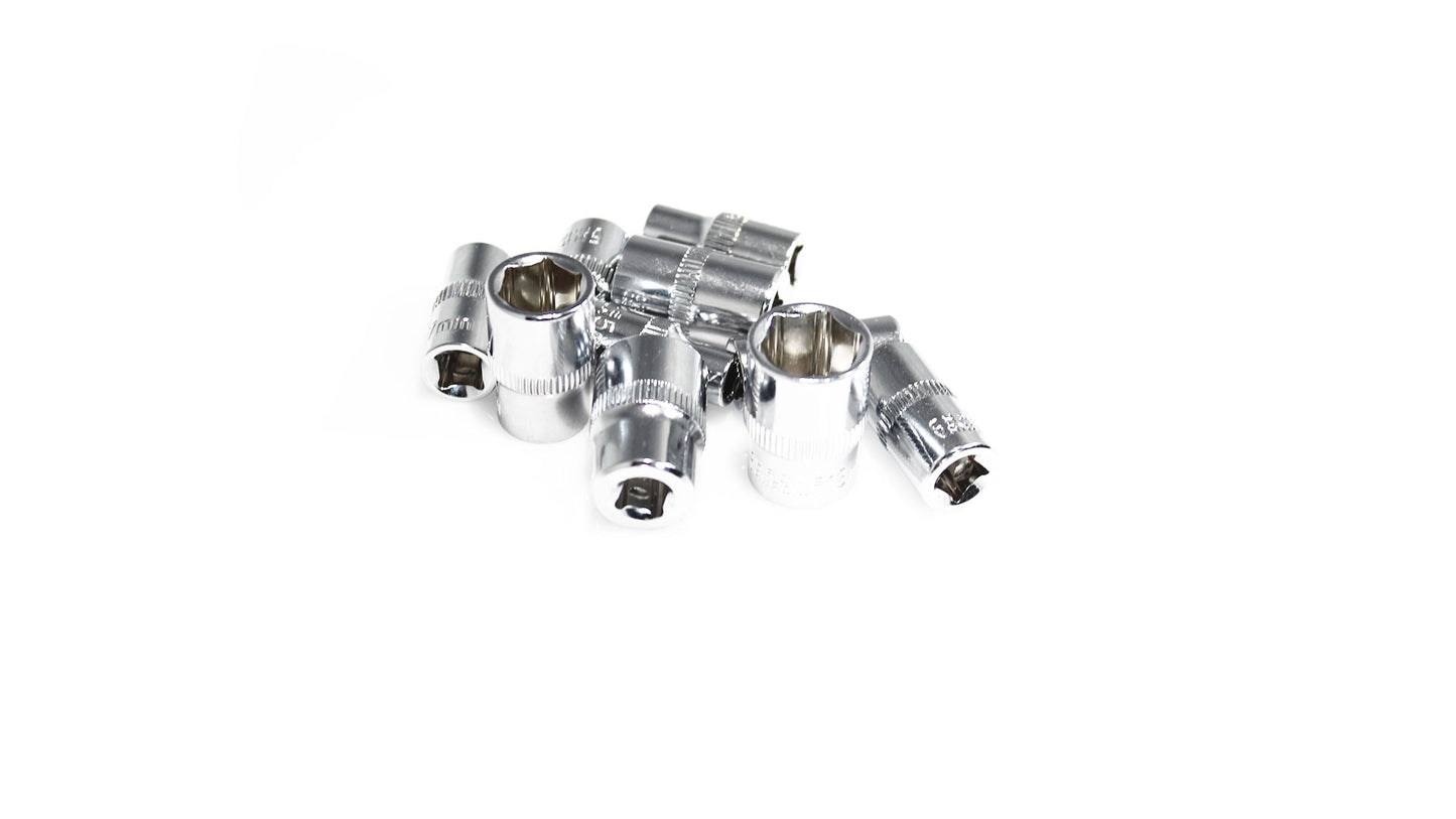 10 piece 1/4 socket set