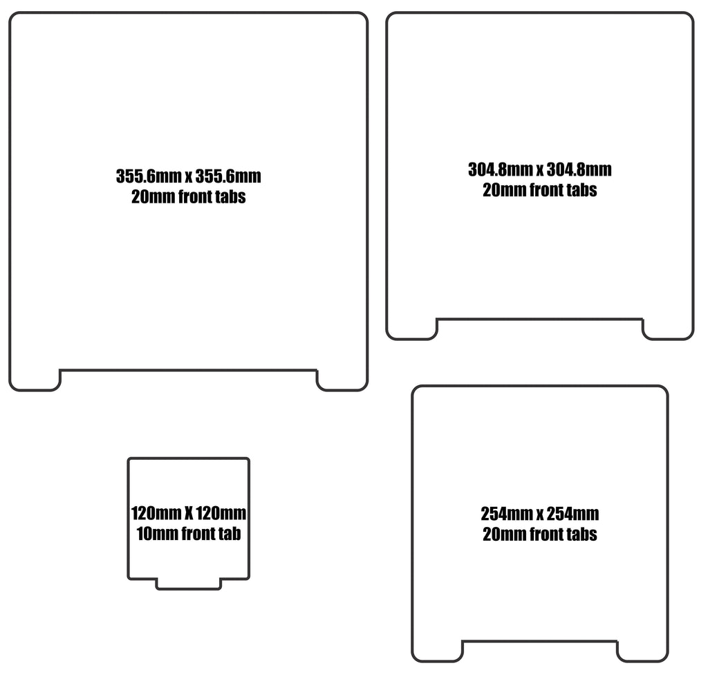 Voron Powder Coated Flex Plates by Printed Solid (EOL)