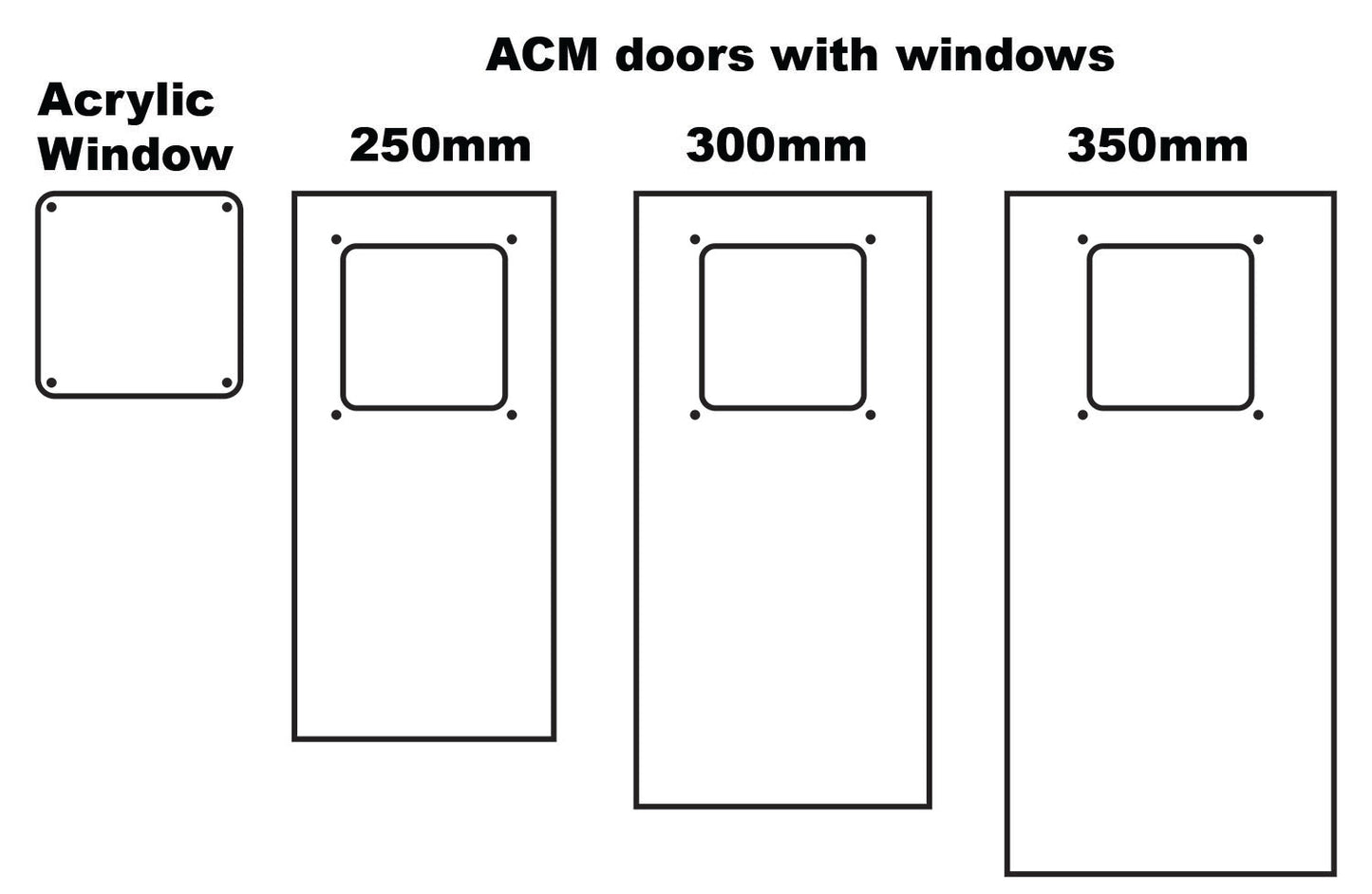 Voron V2.4r2 ACM Sheets for Sides and ACM doors with windows