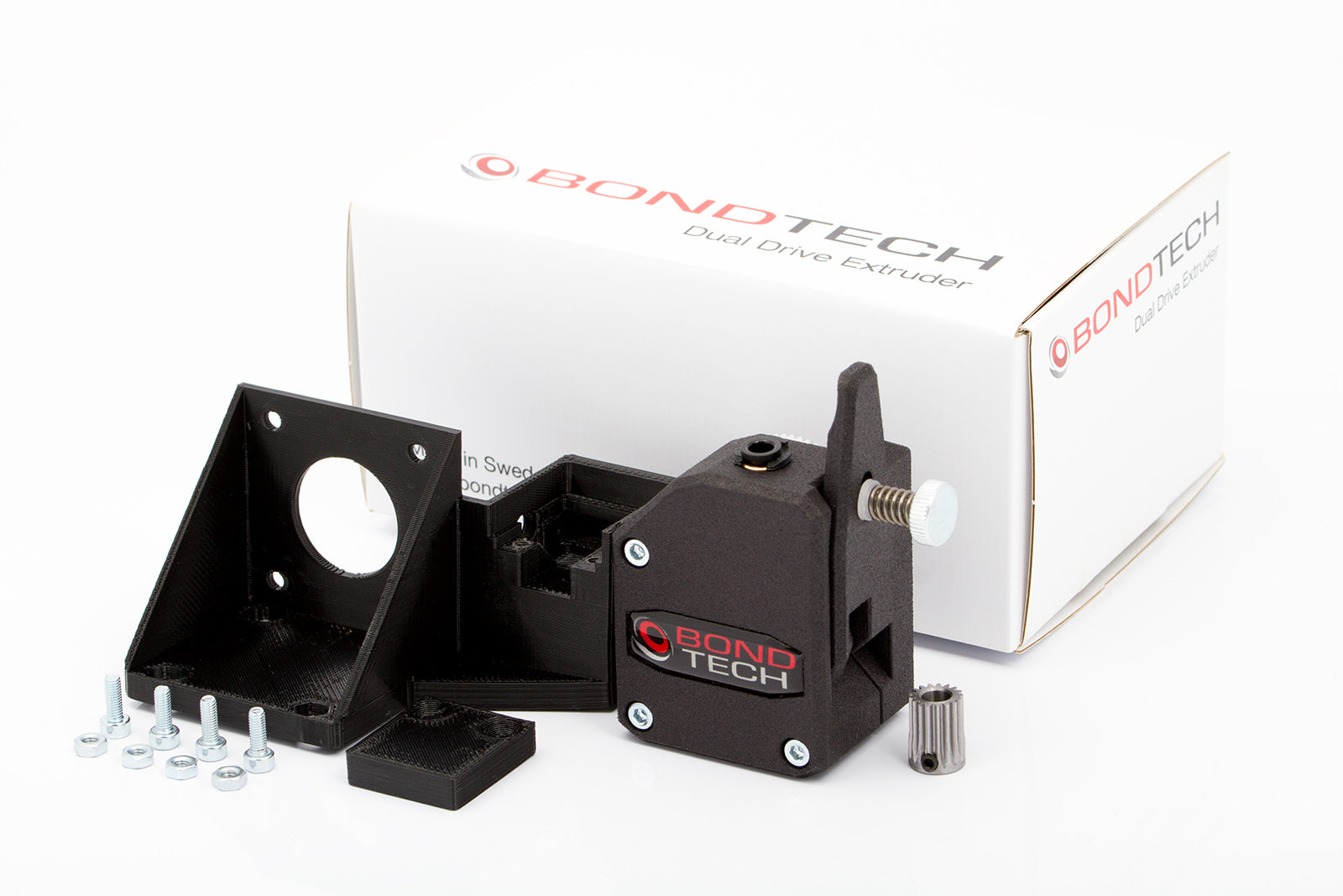 dual gear extruder ender 3 Bondtech BMG Extruder Creality3D kit CR-10/Ender 3 mount (EOL) – Printed Solid