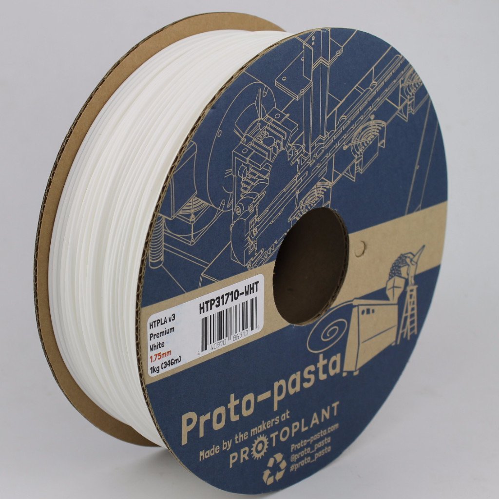 Proto-Pasta Opaque HTPLA 1.75mm X 1KG White